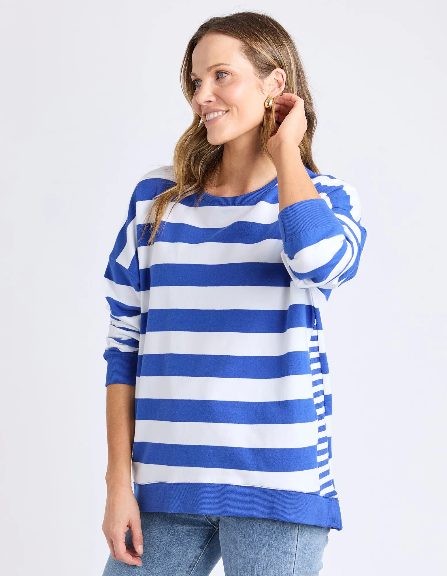 Mill Crew French Blue & White Stripe sold by Elm Lifestyle product image thumbnail 4