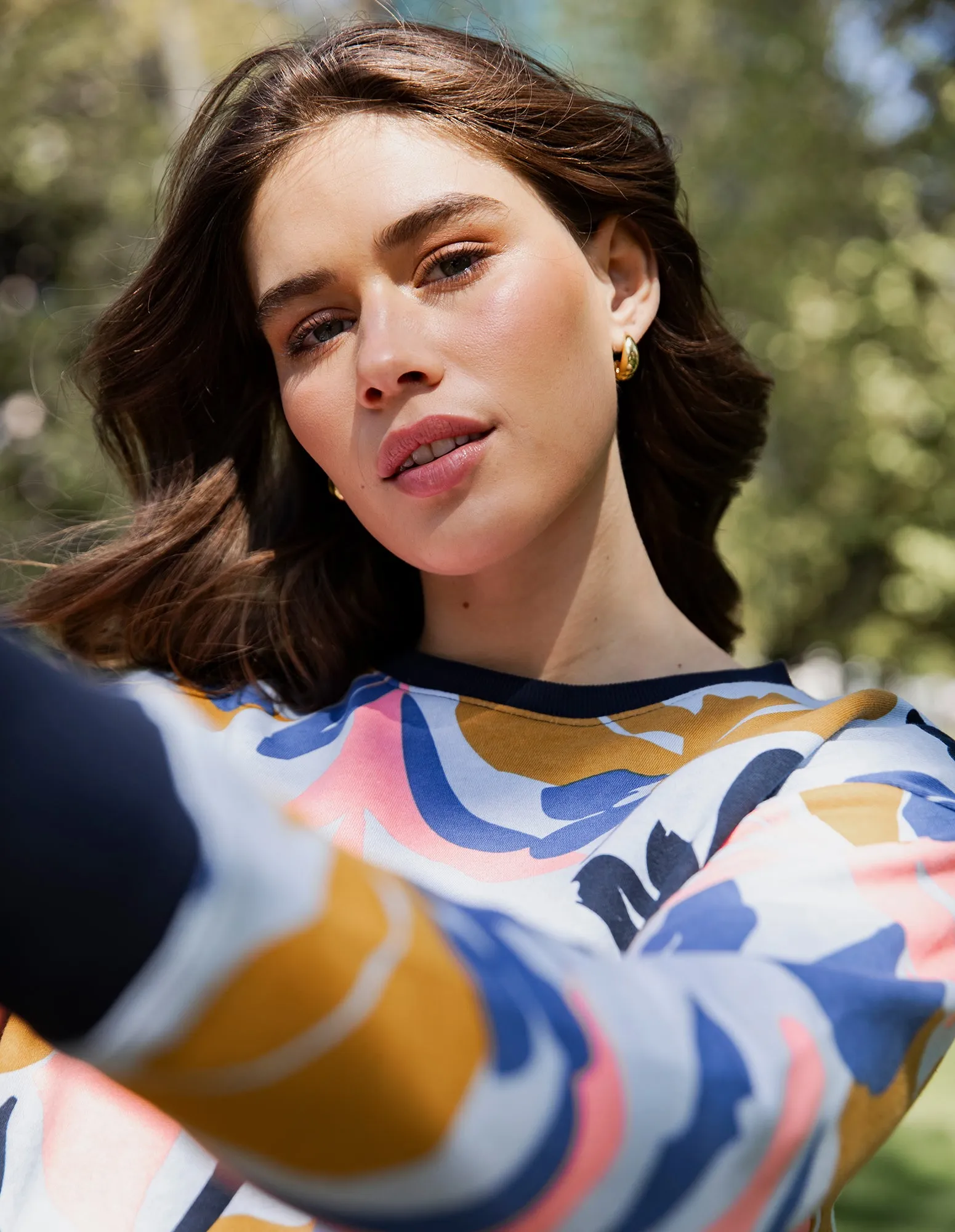 Bleeker Crew All Over Print sold by Elm Lifestyle