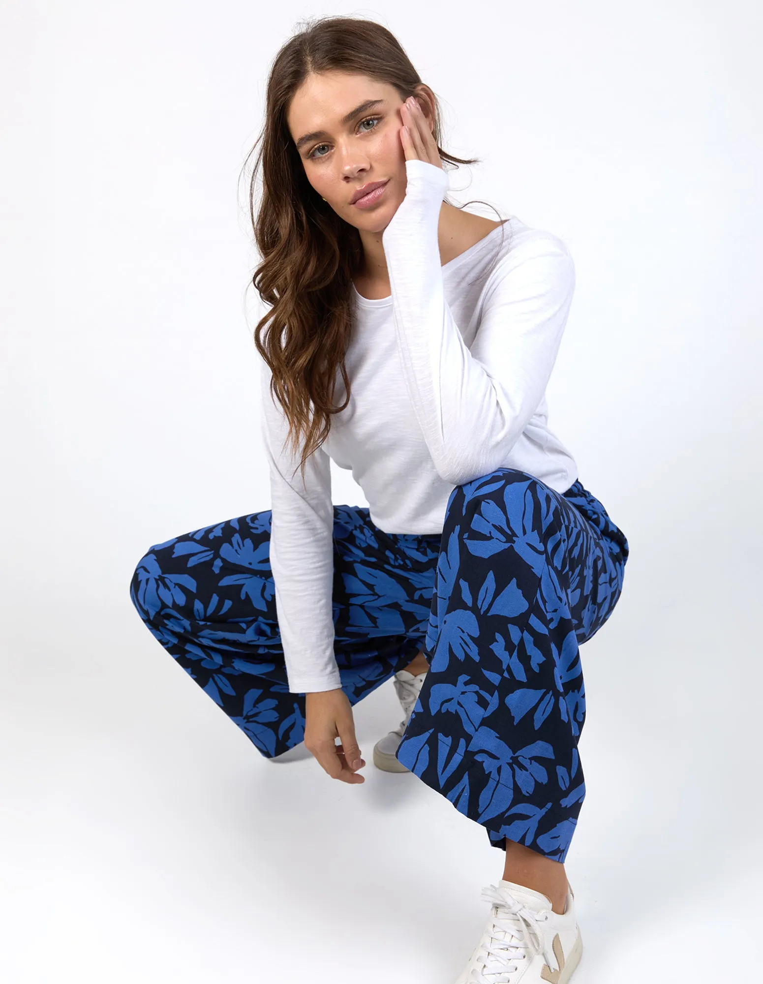Riley Wide Leg Pant Riley Floral Print sold by Elm Lifestyle product image thumbnail 4