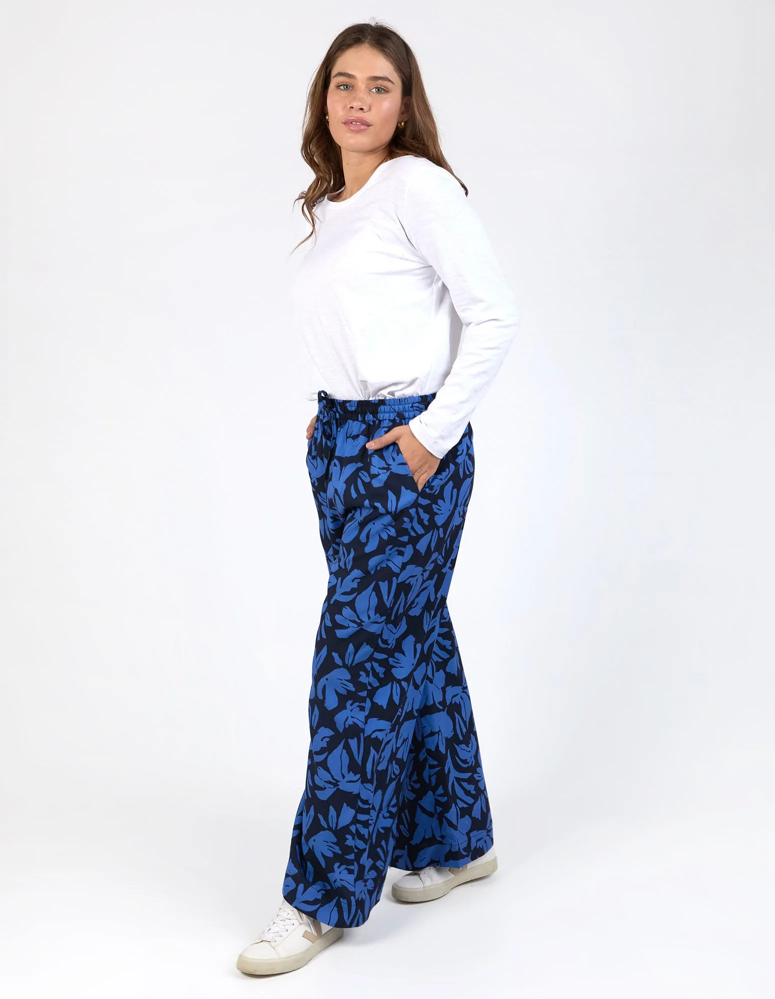 Riley Wide Leg Pant Riley Floral Print sold by Elm Lifestyle product image thumbnail 5