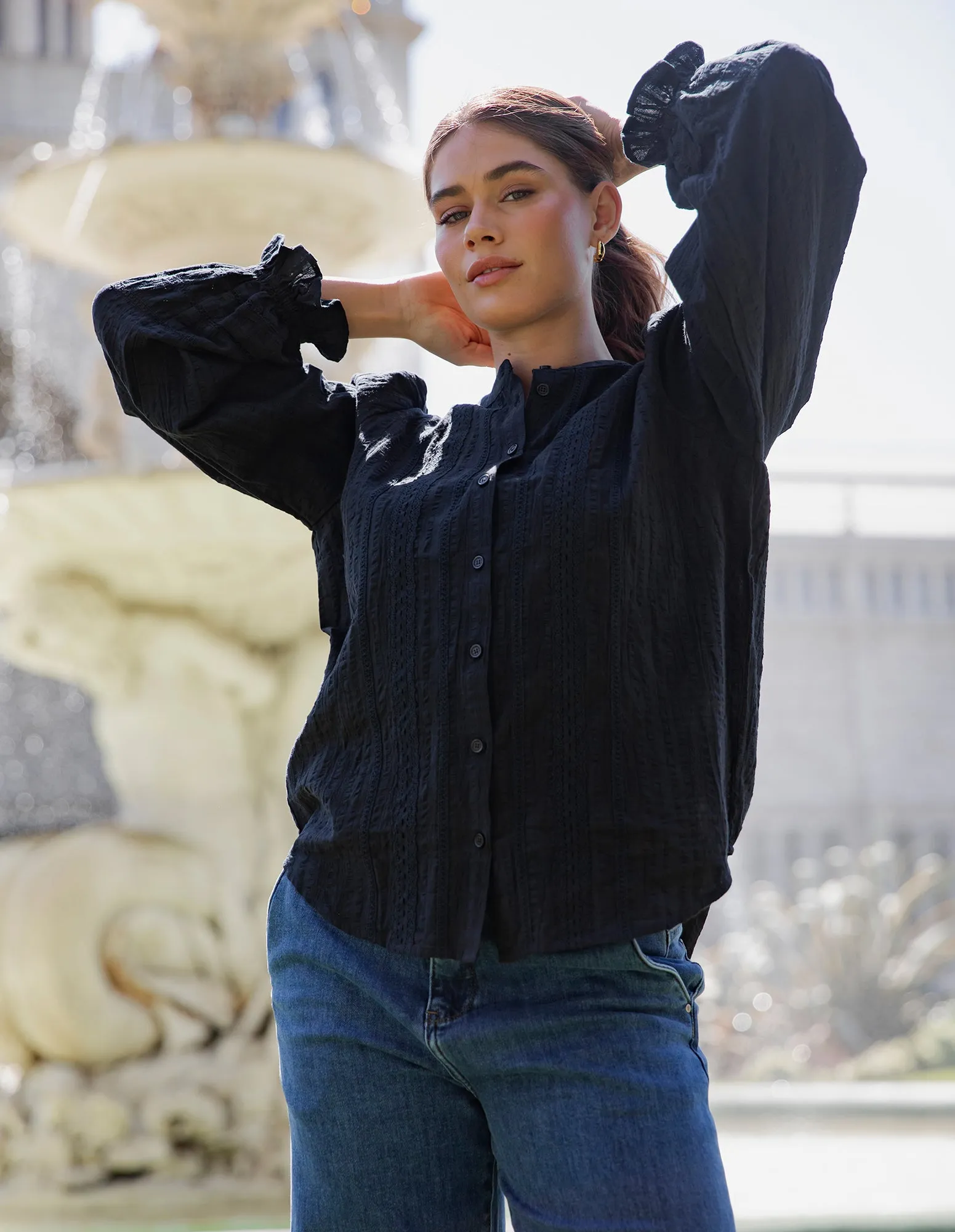 Fennel Shirt Black sold by Elm Lifestyle