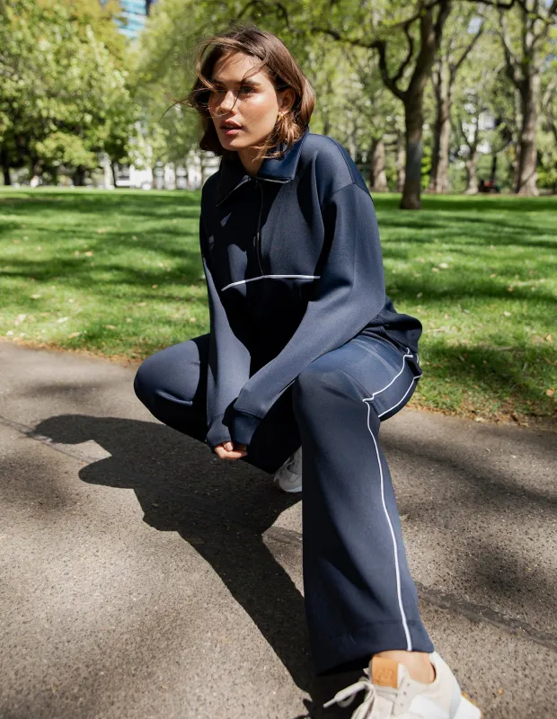 Bonnie Wide Leg Pant Dark Sapphire sold by Elm Lifestyle