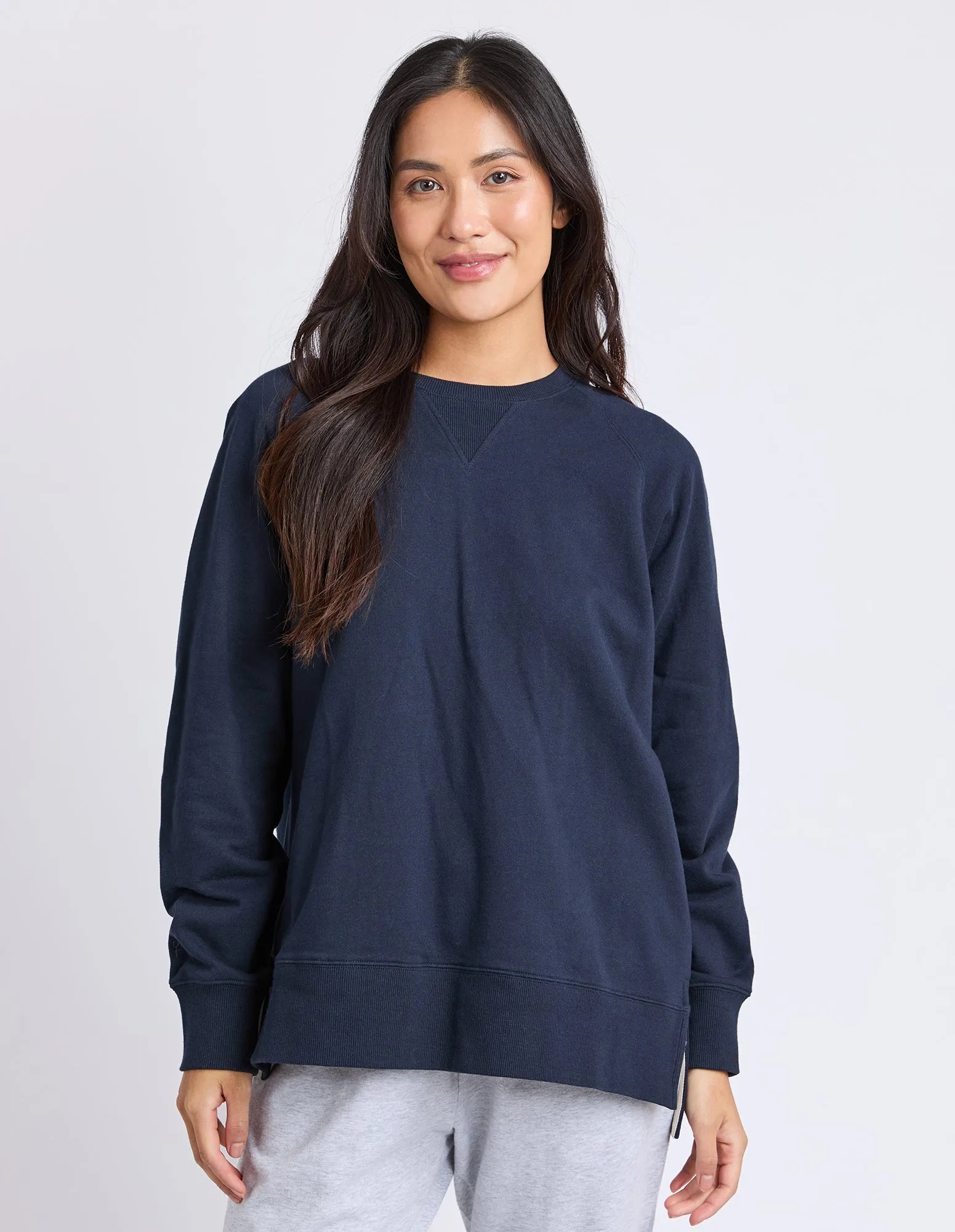 Melbourne Crew Dark Sapphire sold by Elm Lifestyle