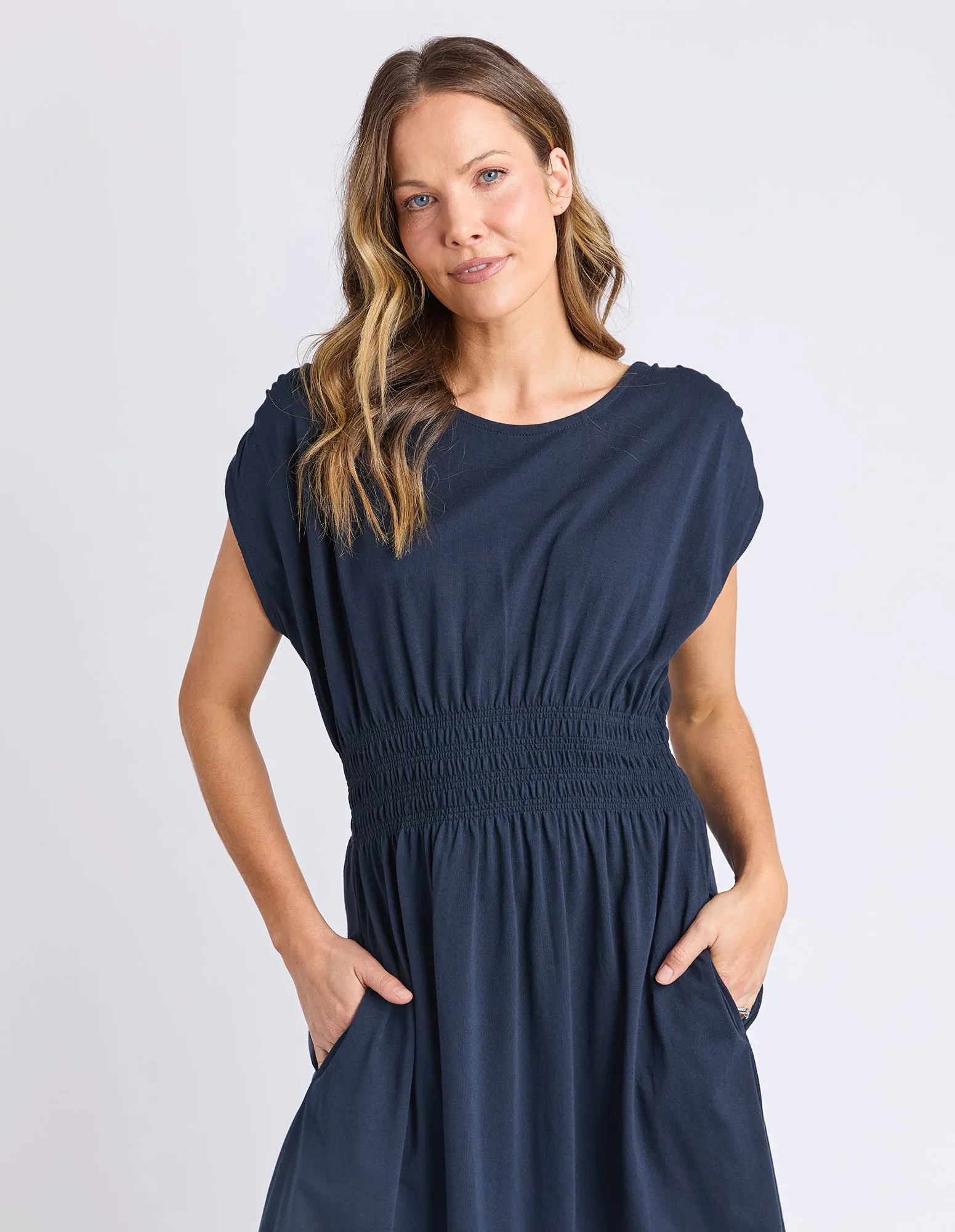 Nelle Midi Dress Navy sold by Elm Lifestyle product image thumbnail 2
