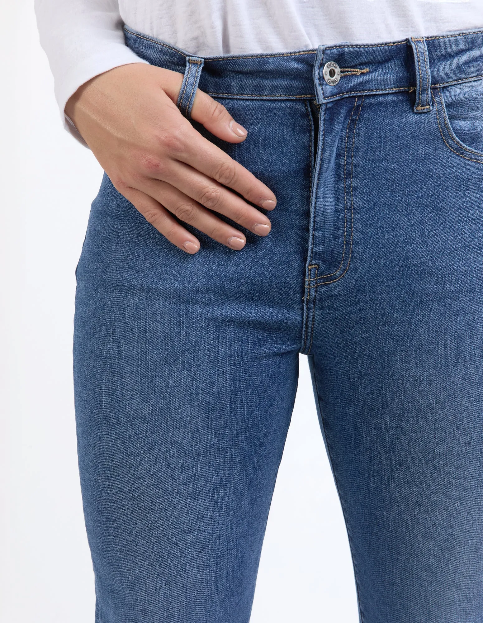 Ada Full Length Jean Mid Blue Wash sold by Elm Lifestyle product image thumbnail 5