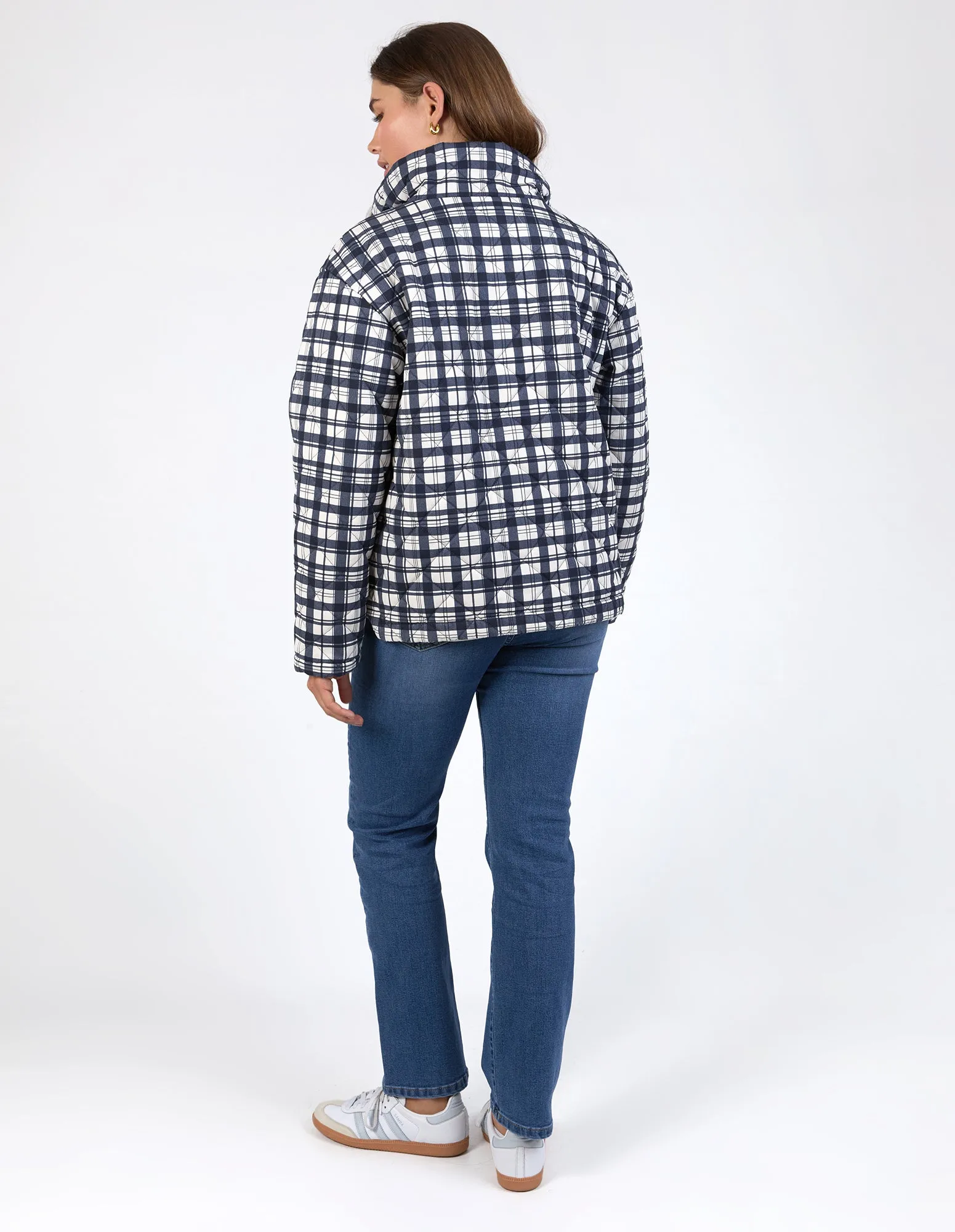 Clea Check Jacket Check sold by Elm Lifestyle product image thumbnail 4