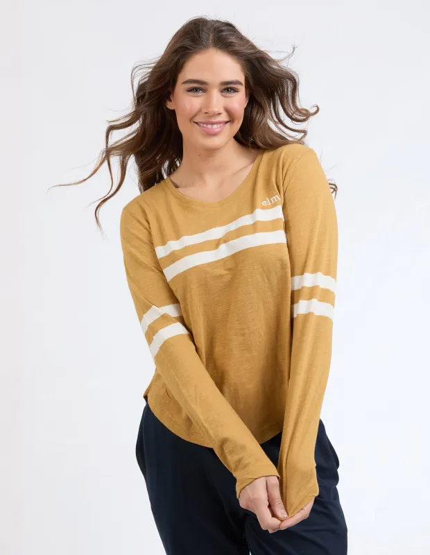 Adora Long Sleeve Tee Dijon sold by Elm Lifestyle