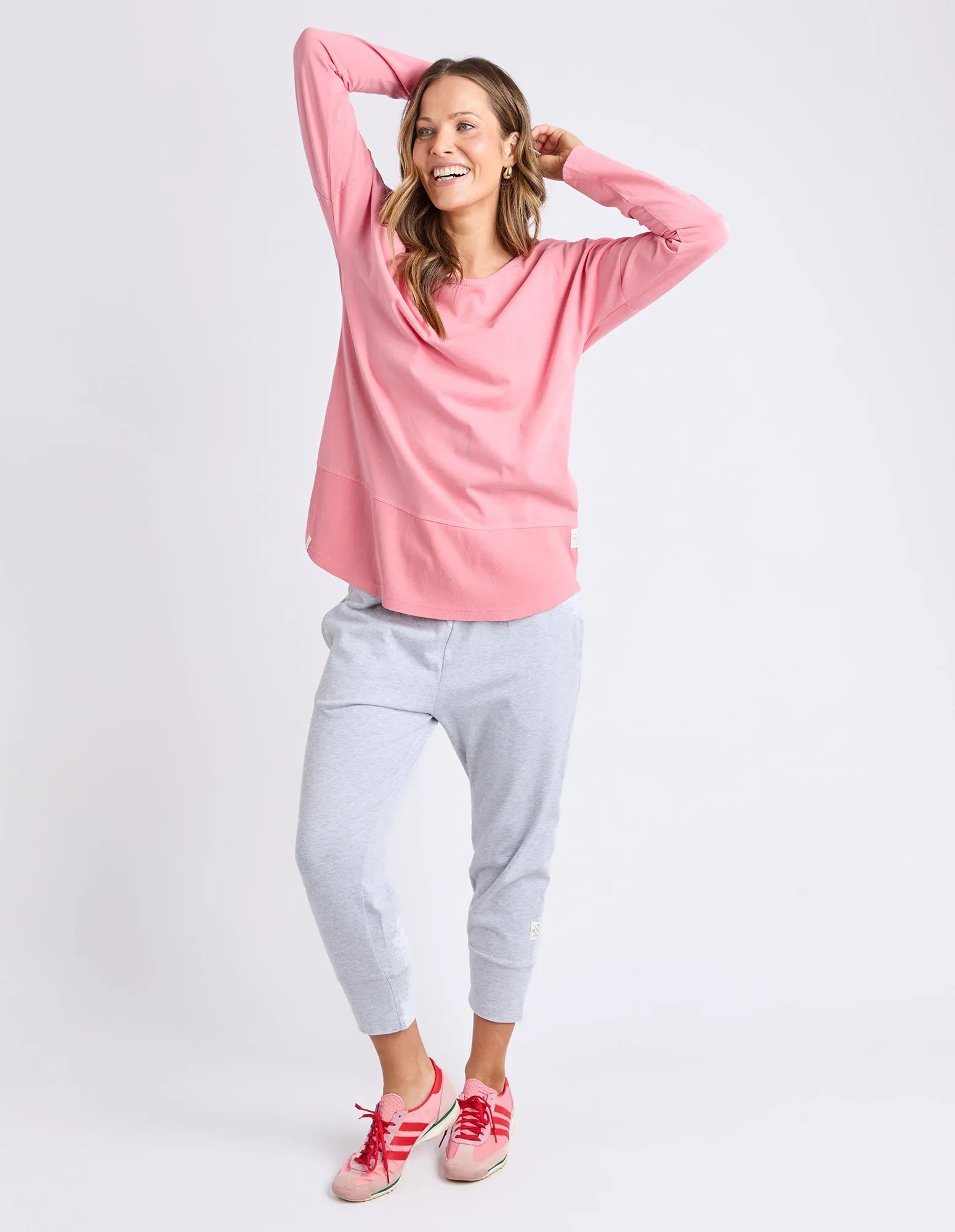 Rib Long Sleeve Charm Pink sold by Elm Lifestyle product image thumbnail 2