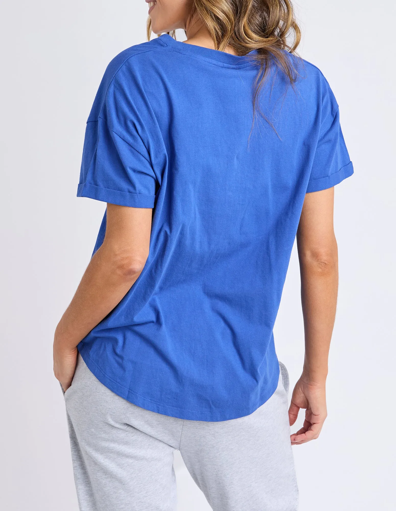 Halli Short Sleeve Tee French Blue sold by Elm Lifestyle product image thumbnail 3