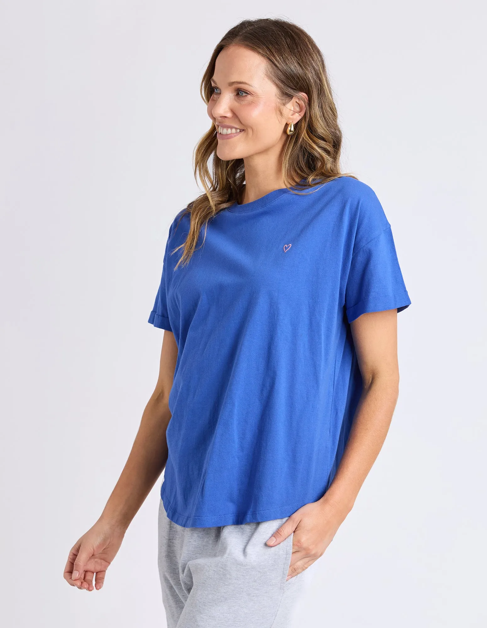 Halli Short Sleeve Tee French Blue sold by Elm Lifestyle product image thumbnail 4
