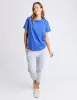Halli Short Sleeve Tee French Blue sold by Elm Lifestyle
