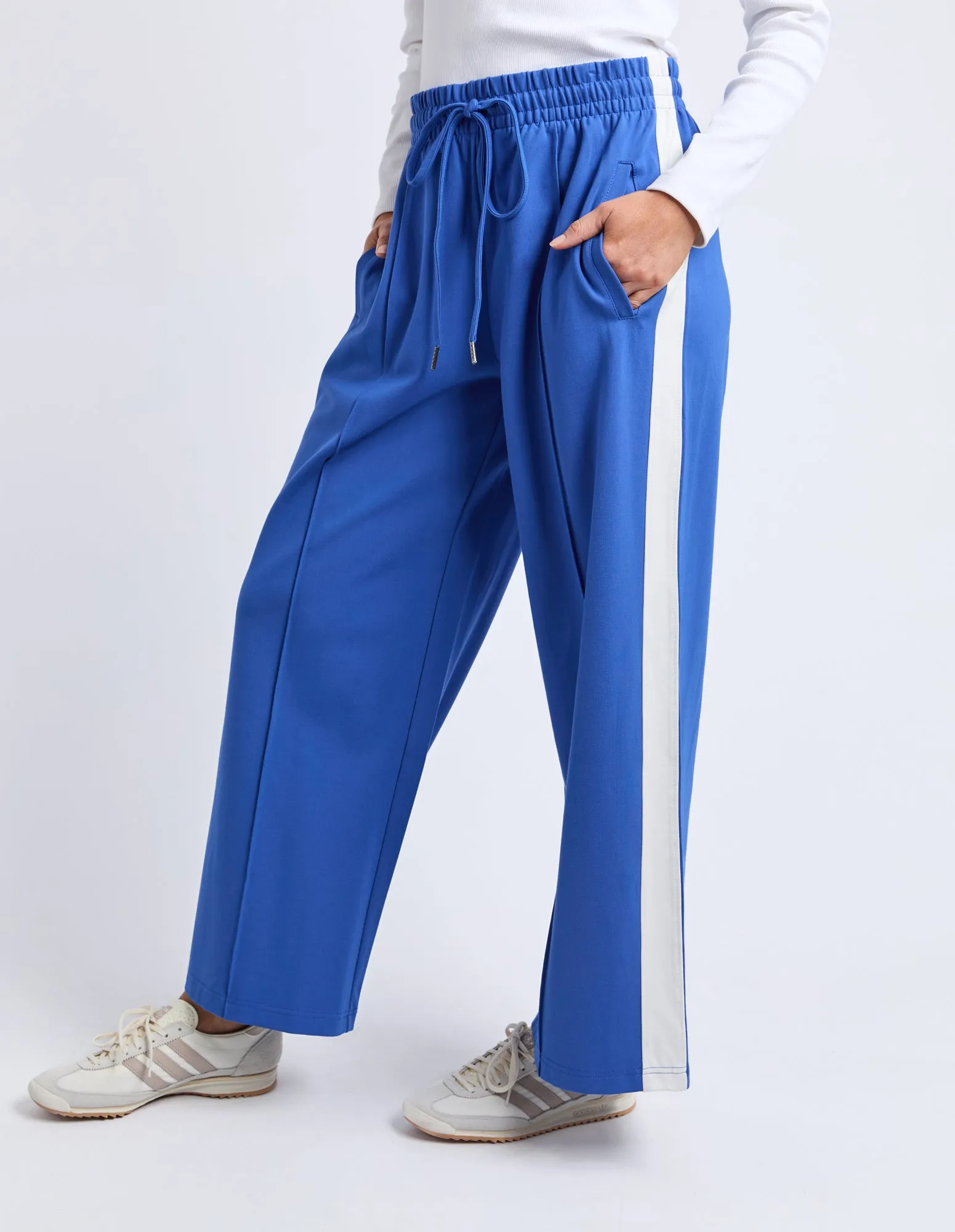 Carmen Wide Leg Pant French Blue & White Stripe sold by Elm Lifestyle product image thumbnail 4