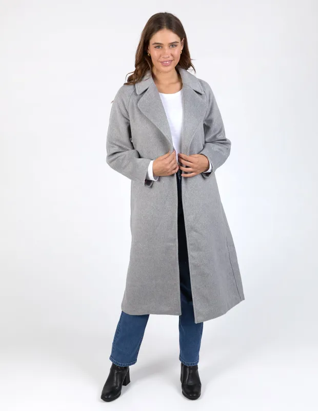Farrah Coat Grey Marle sold by Elm Lifestyle