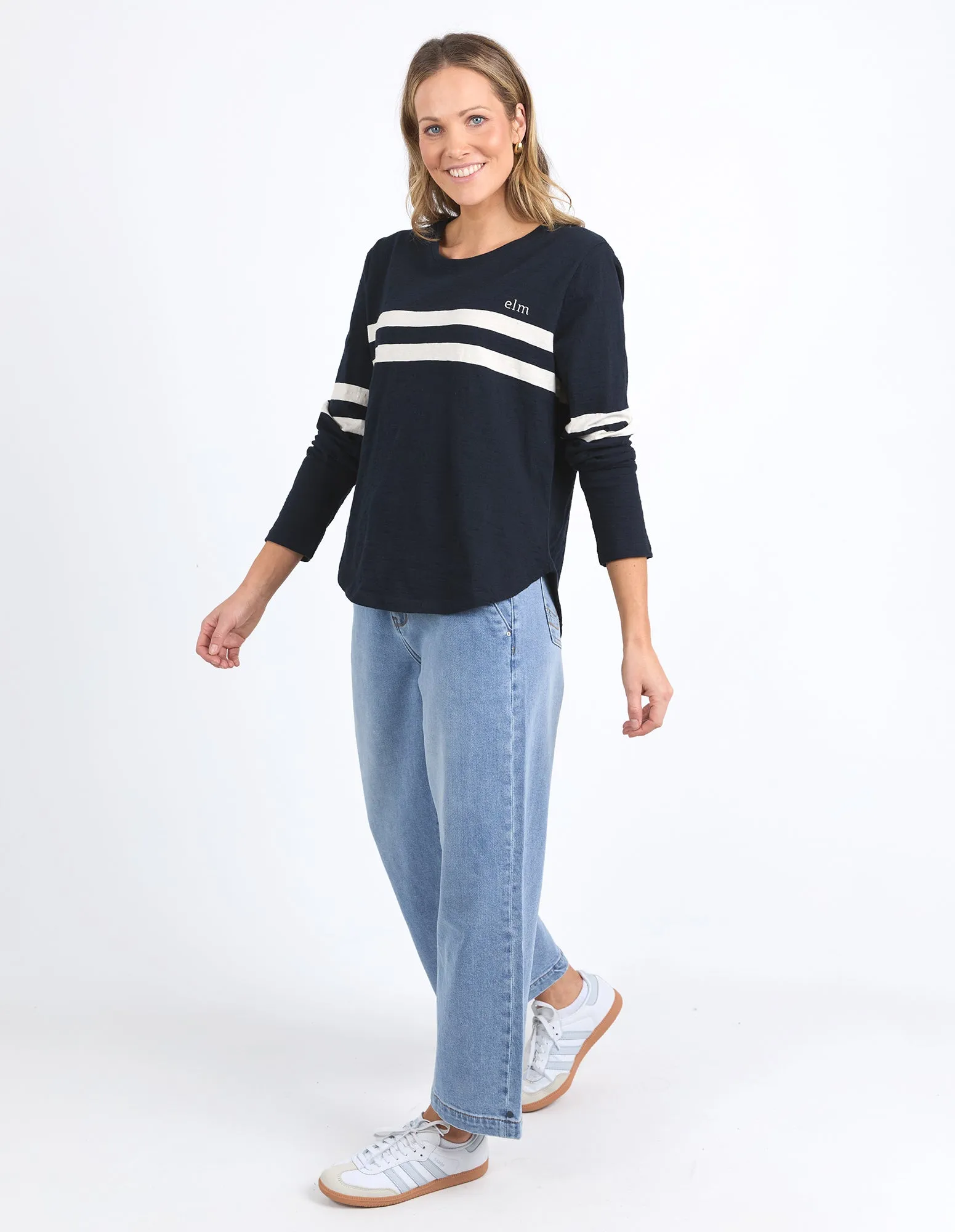 Adora Long Sleeve Tee Navy sold by Elm Lifestyle product image thumbnail 4