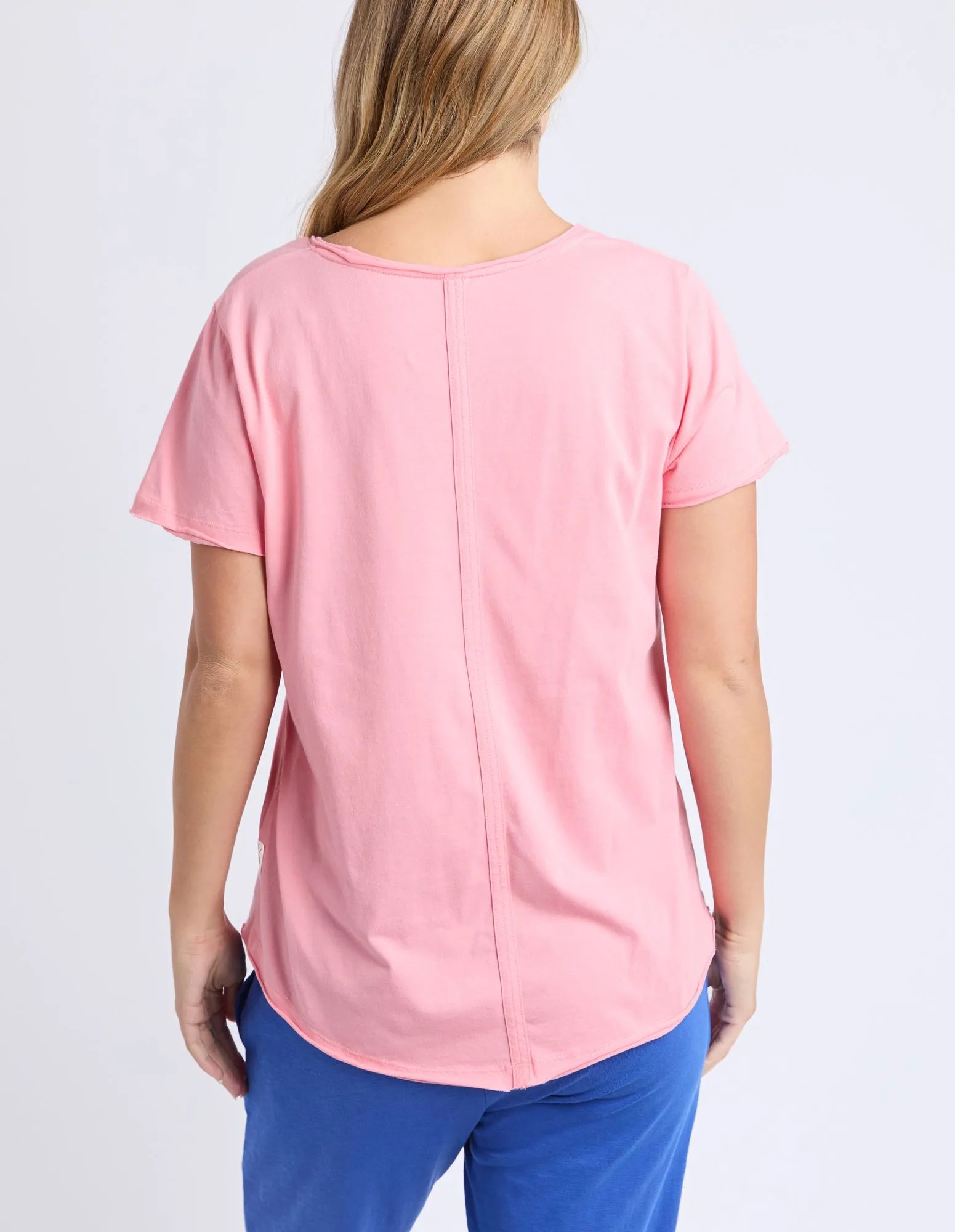 Pima Vee Tee Charm Pink sold by Elm Lifestyle product image thumbnail 3