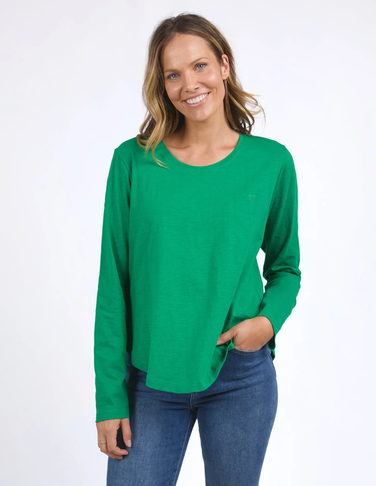 Everyday Long Sleeve Pine Green sold by Elm Lifestyle