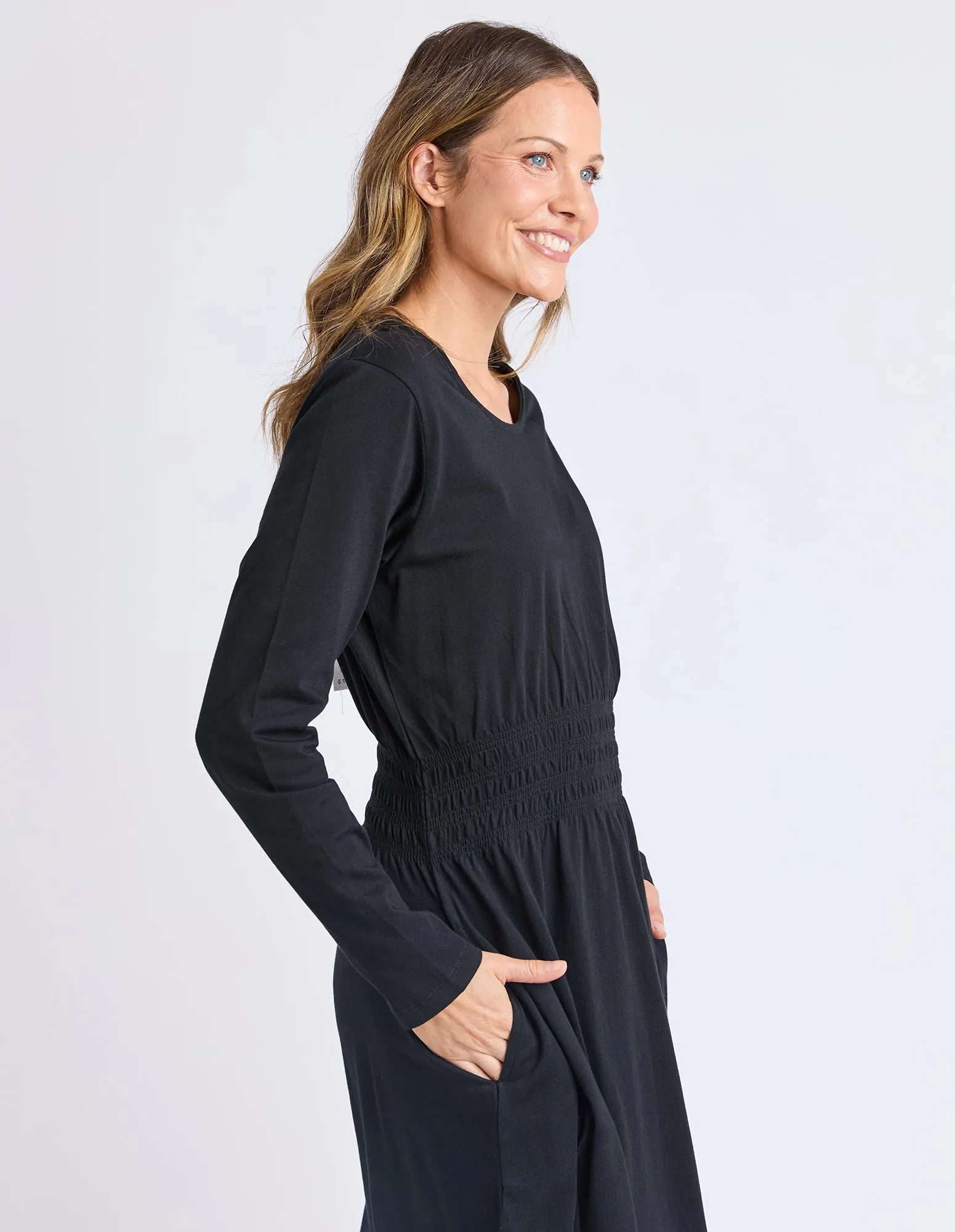 Nelle Dress Long Sleeve Black sold by Elm Lifestyle product image thumbnail 5