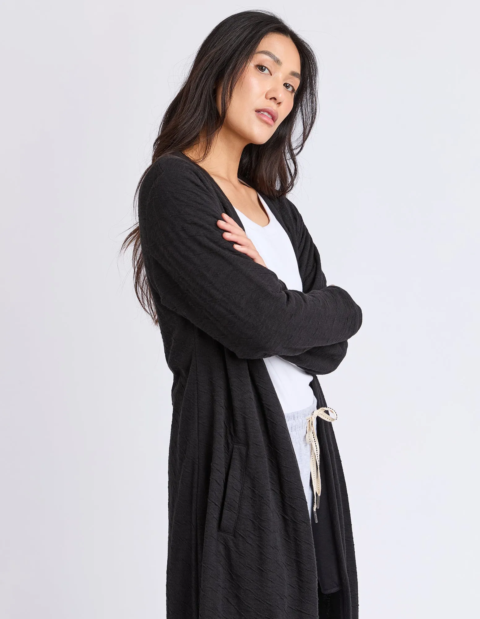 Haven Jersey Cardi Black sold by Elm Lifestyle product image thumbnail 4