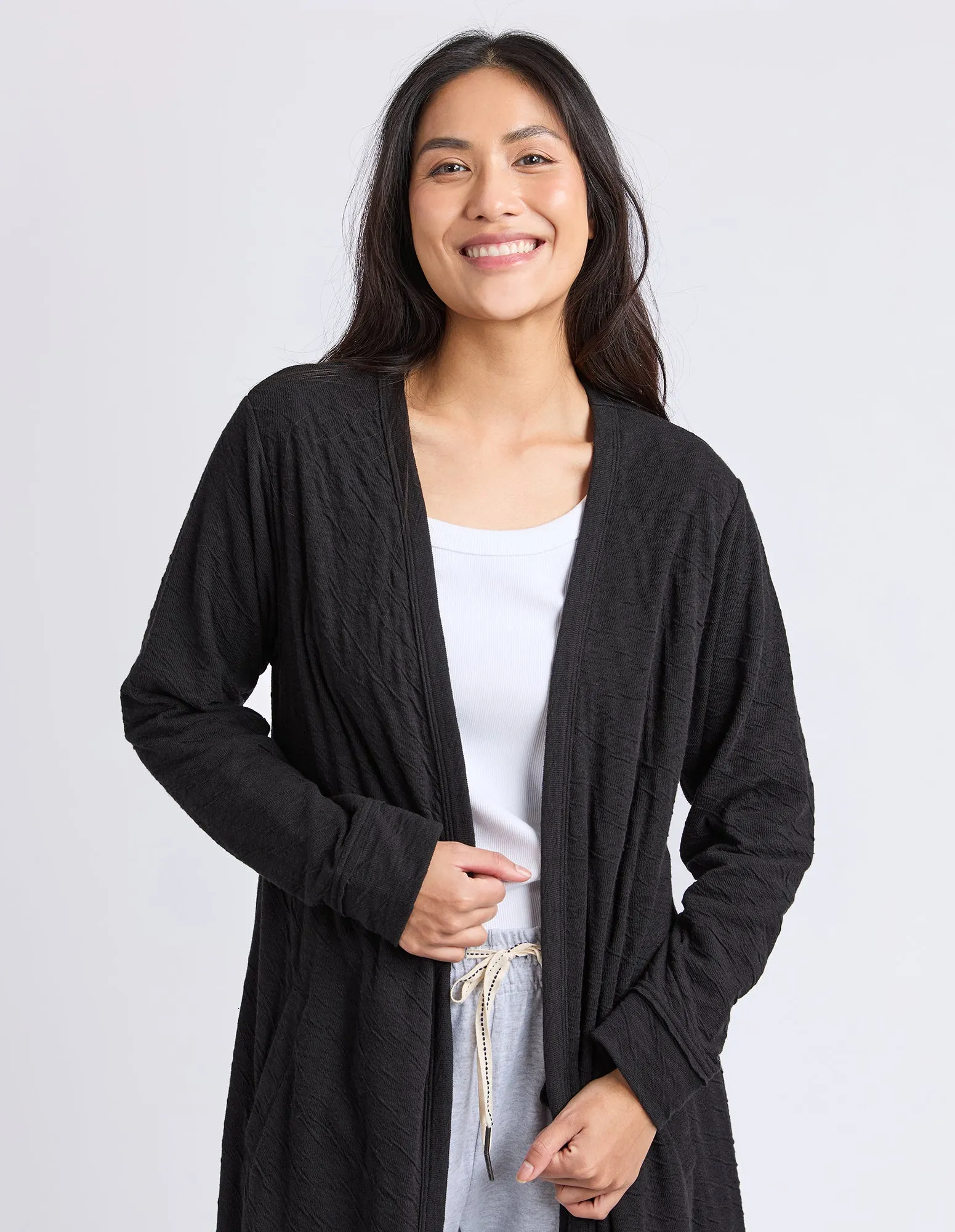 Haven Jersey Cardi Black sold by Elm Lifestyle product image thumbnail 2
