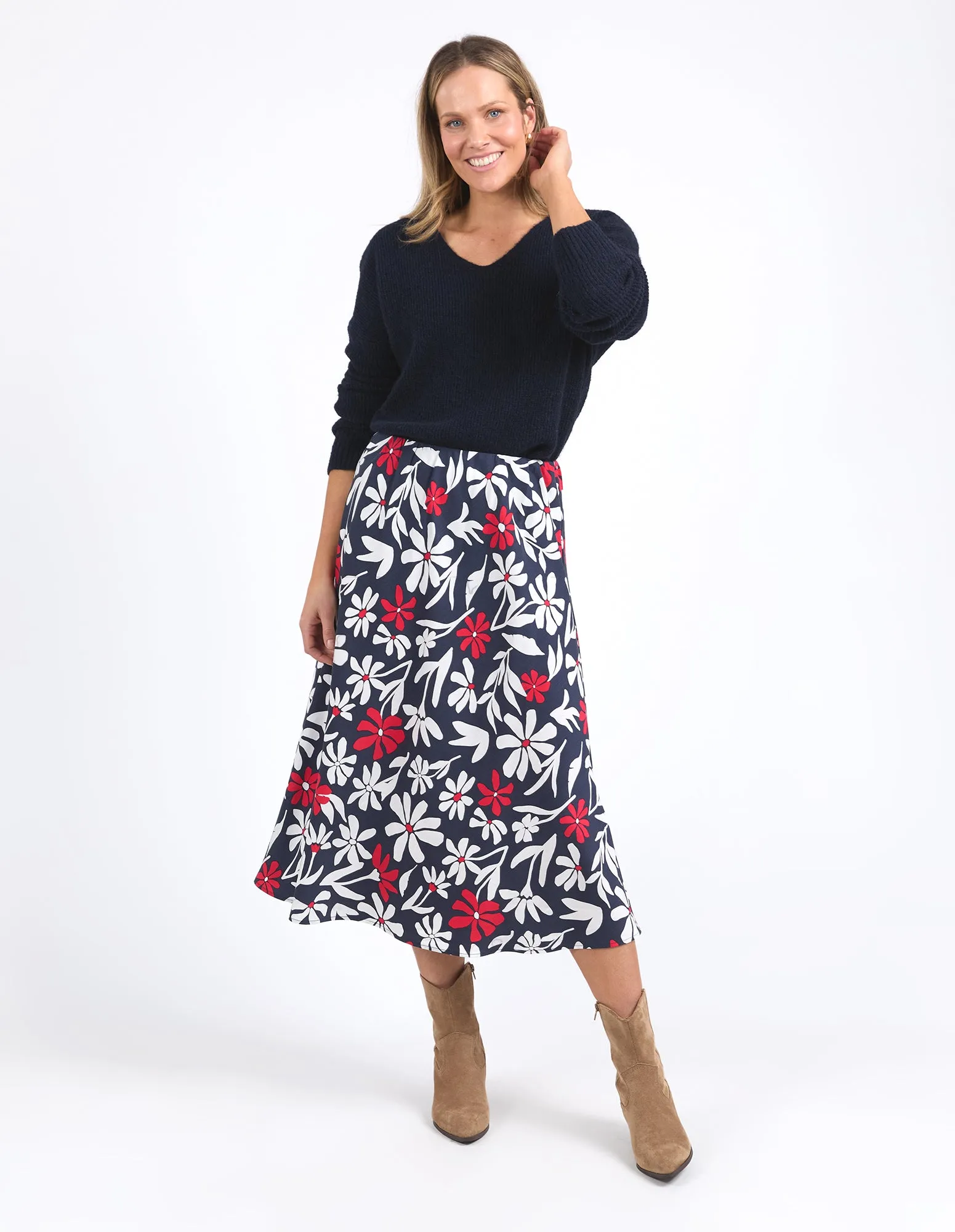 Indie Floral Skirt Indie Floral Print sold by Elm Lifestyle product image thumbnail 2