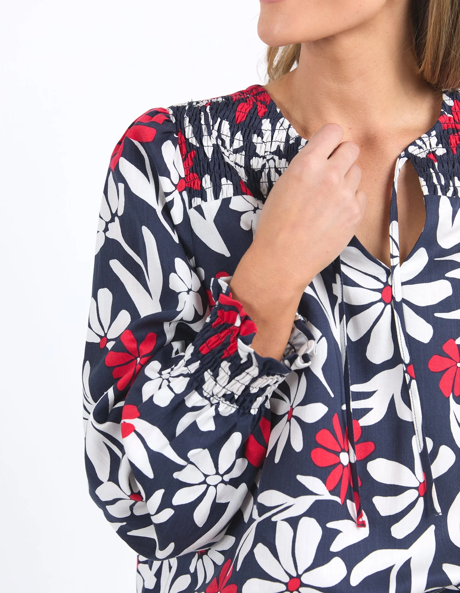 Indie Floral Blouse Indie Floral Print sold by Elm Lifestyle product image thumbnail 5