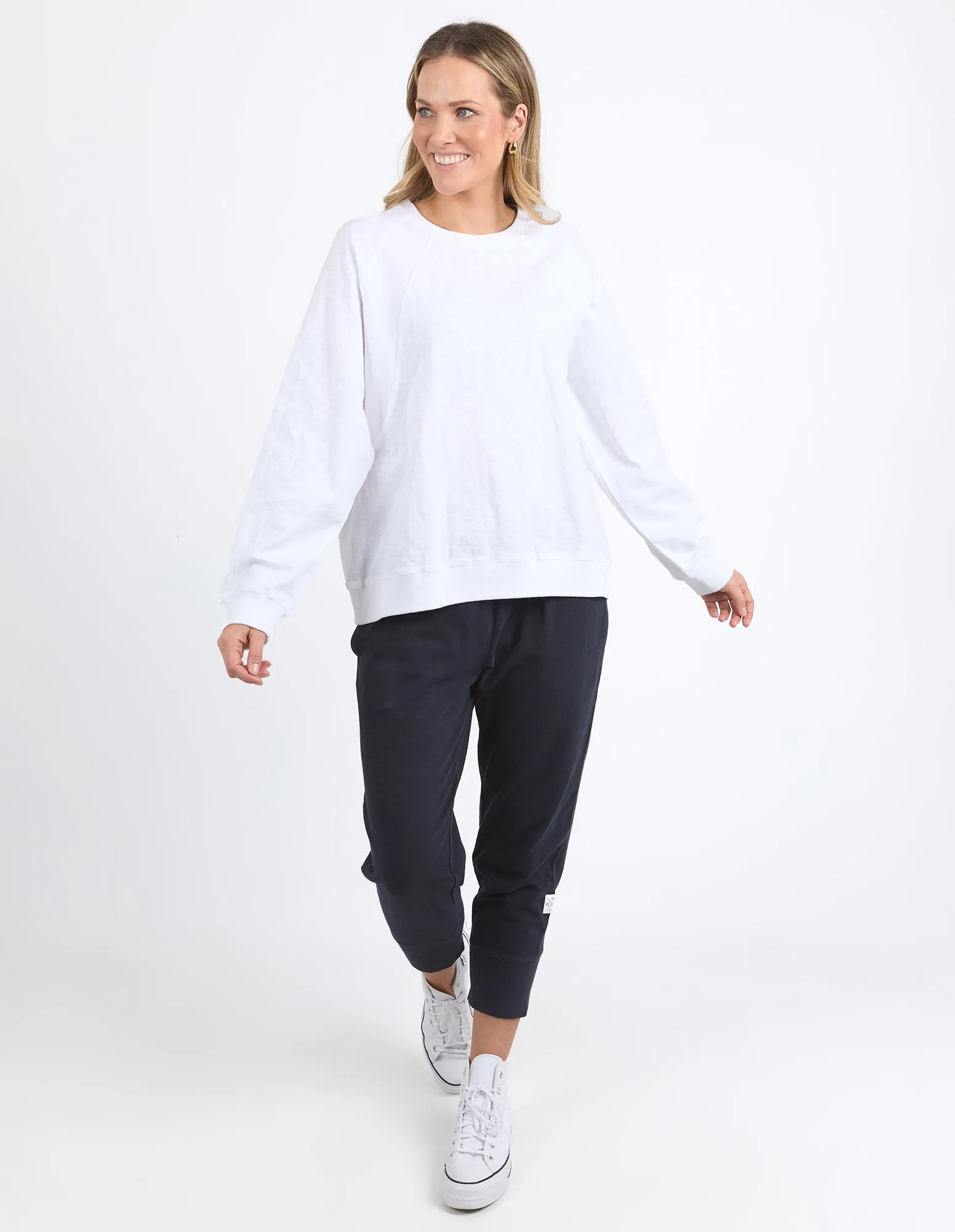 Kinsley Long Sleeve Sweat White sold by Elm Lifestyle product image thumbnail 2