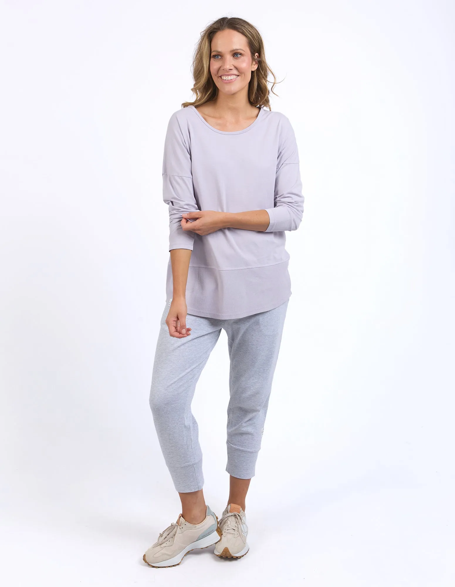 Rib Long Sleeve Dusty Lilac sold by Elm Lifestyle product image thumbnail 3