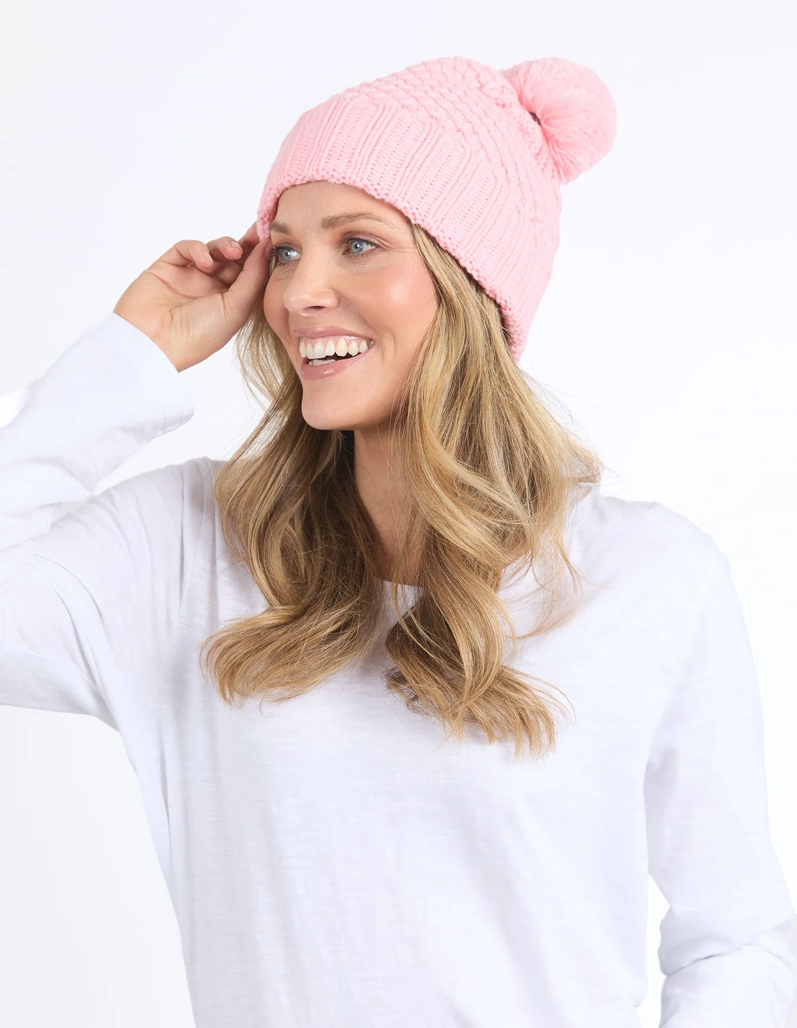 Berry Beanie Pink Blush sold by Elm Lifestyle