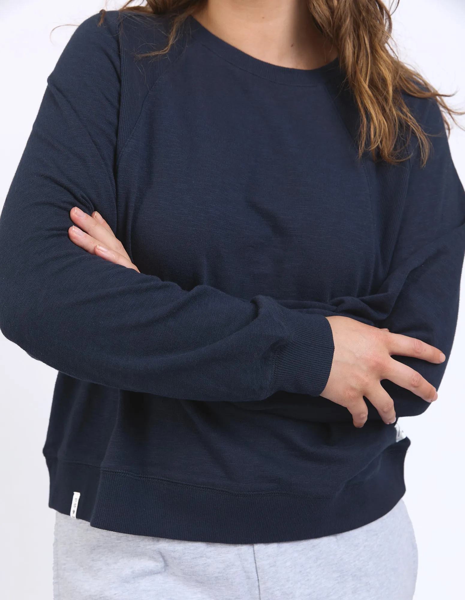 Kinsley Long Sleeve Sweat Navy sold by Elm Lifestyle product image thumbnail 5
