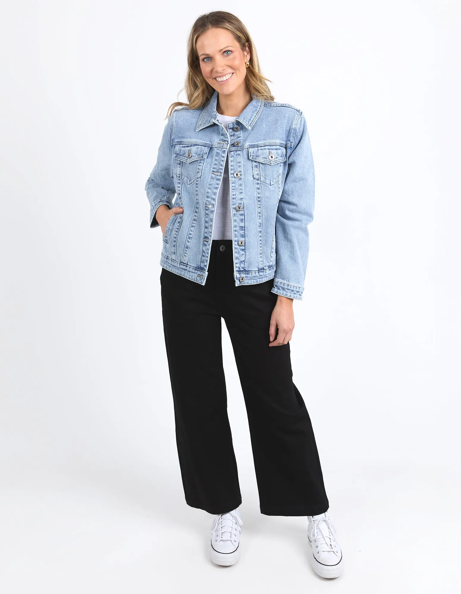 Becca Denim Jacket Light Blue Wash sold by Elm Lifestyle product image thumbnail 2