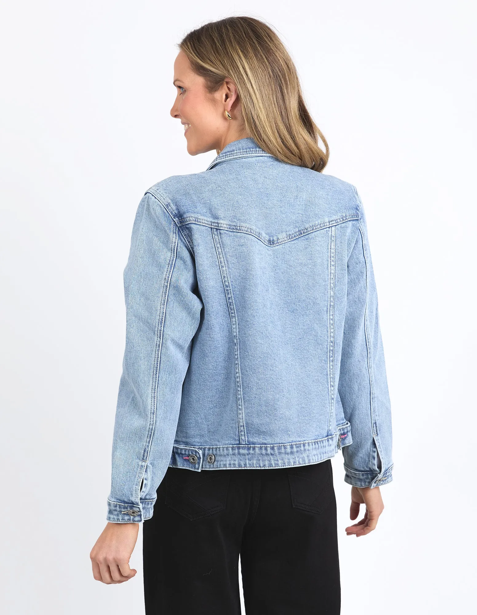 Becca Denim Jacket Light Blue Wash sold by Elm Lifestyle product image thumbnail 3