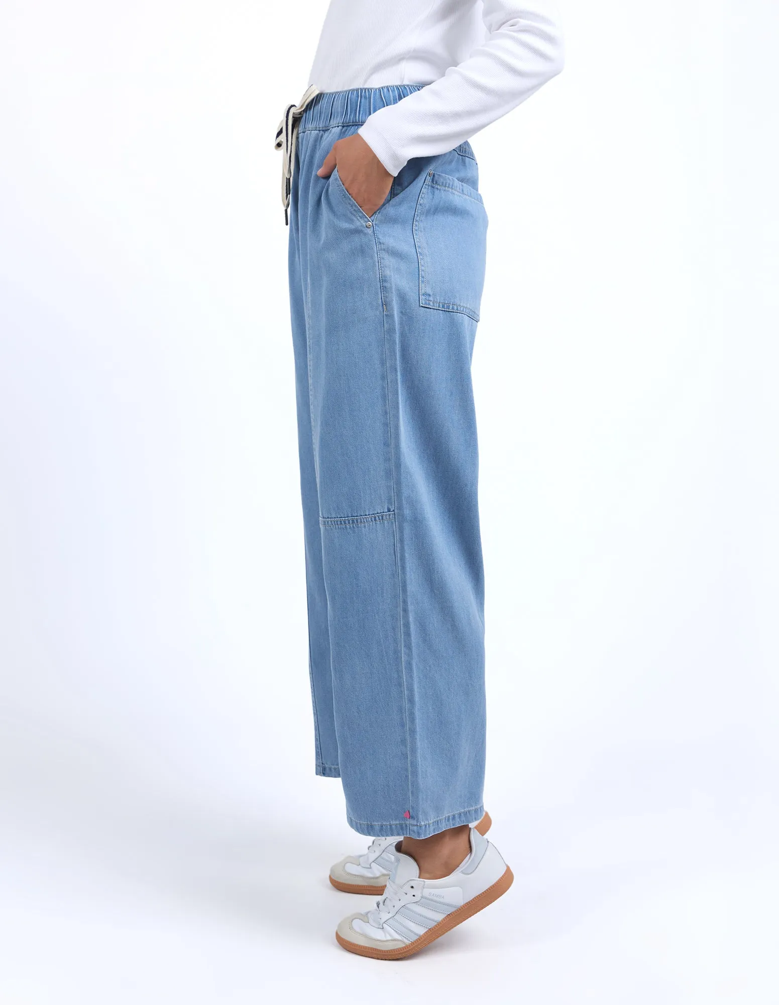 Neve Relaxed Denim Pant Light Blue sold by Elm Lifestyle product image thumbnail 4