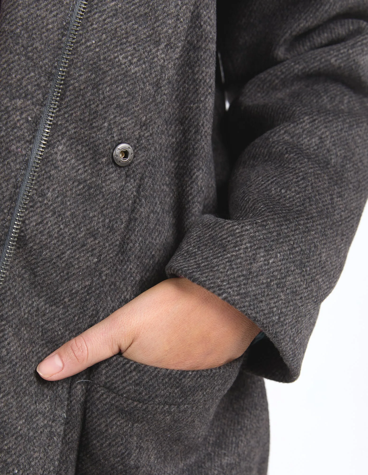 Jordan Coat Charchoal Marle sold by Elm Lifestyle product image thumbnail 5