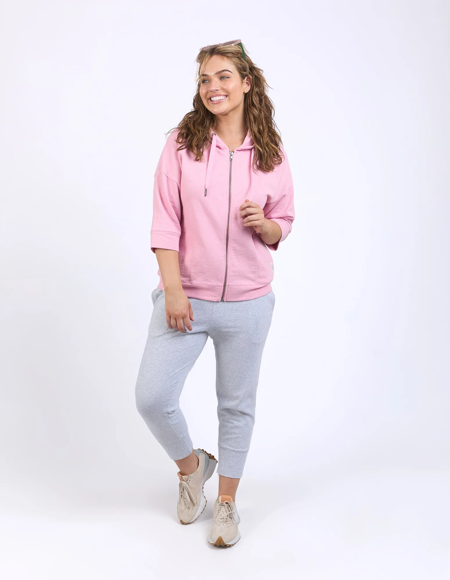 Beachy Zip Hoodie Soft Pink sold by Elm Lifestyle product image thumbnail 2
