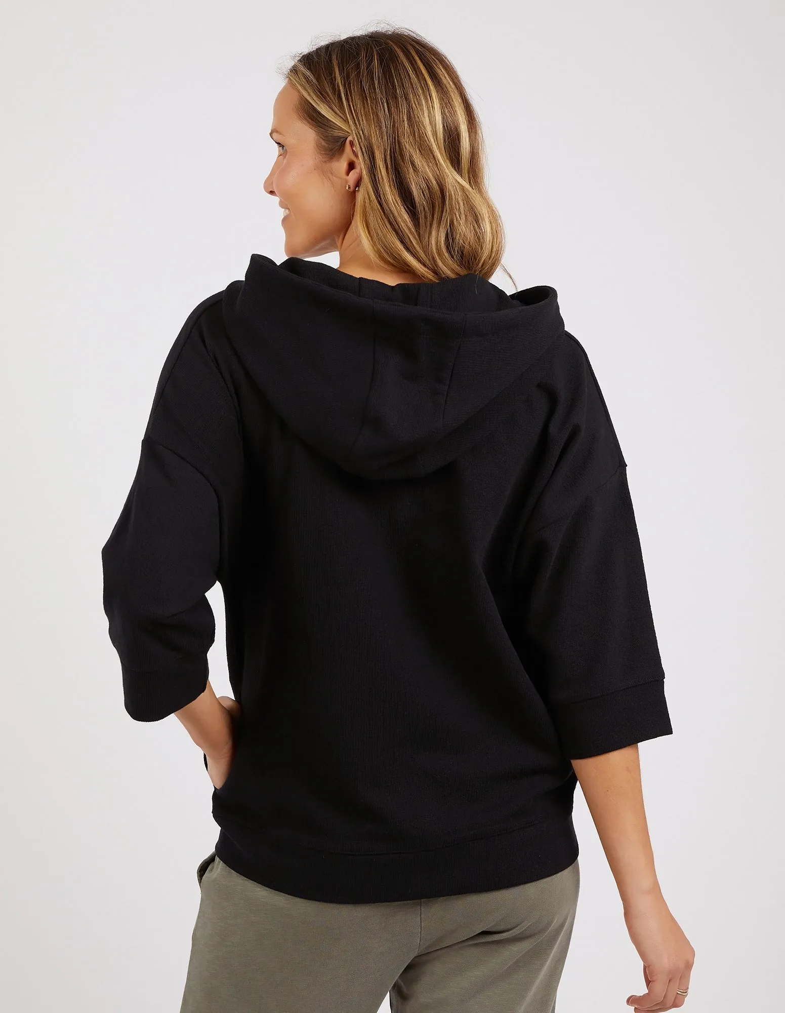 Beachy Zip Hoodie Black sold by Elm Lifestyle product image thumbnail 3