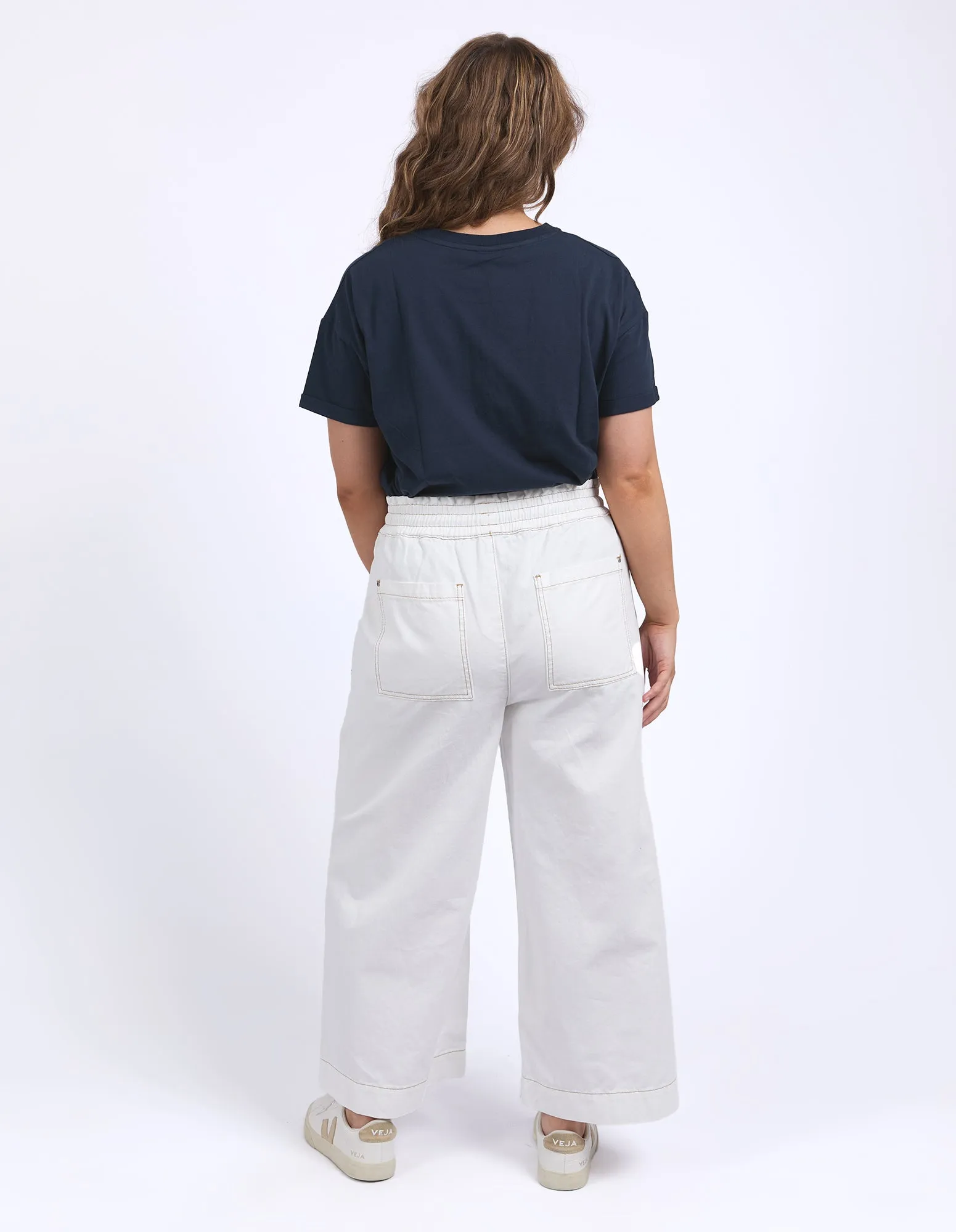Greta Wide Leg Pant Vintage White sold by Elm Lifestyle product image thumbnail 4