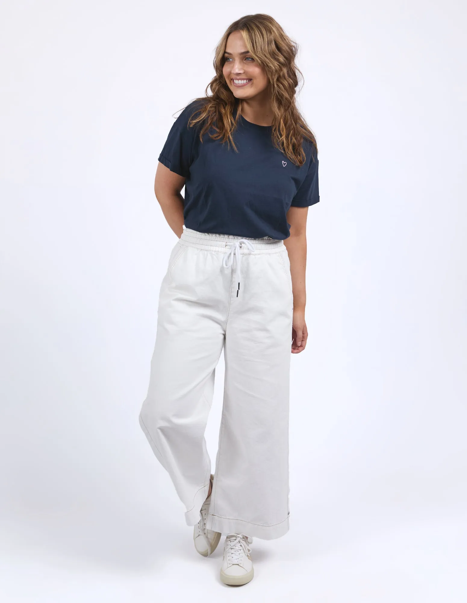 Greta Wide Leg Pant Vintage White sold by Elm Lifestyle product image thumbnail 3