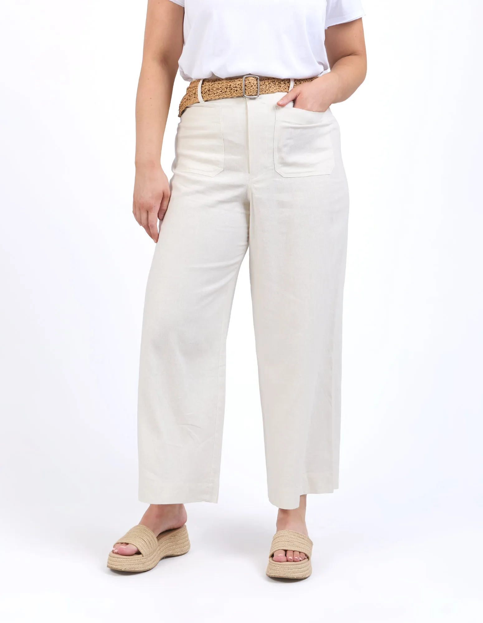 Wendy Pant Marshmallow sold by Elm Lifestyle