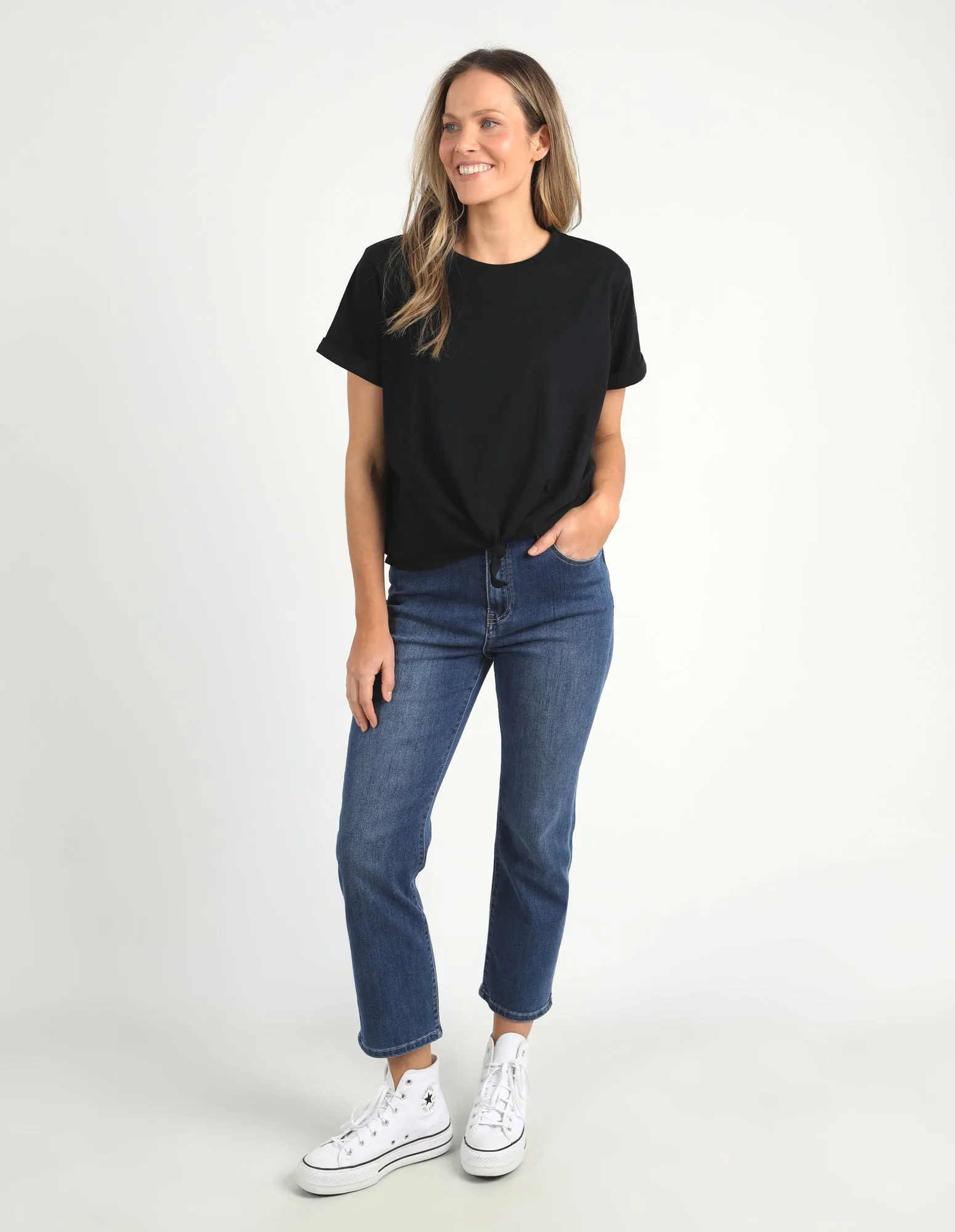 Knot Short Sleeve Tee Black sold by Elm Lifestyle product image thumbnail 2