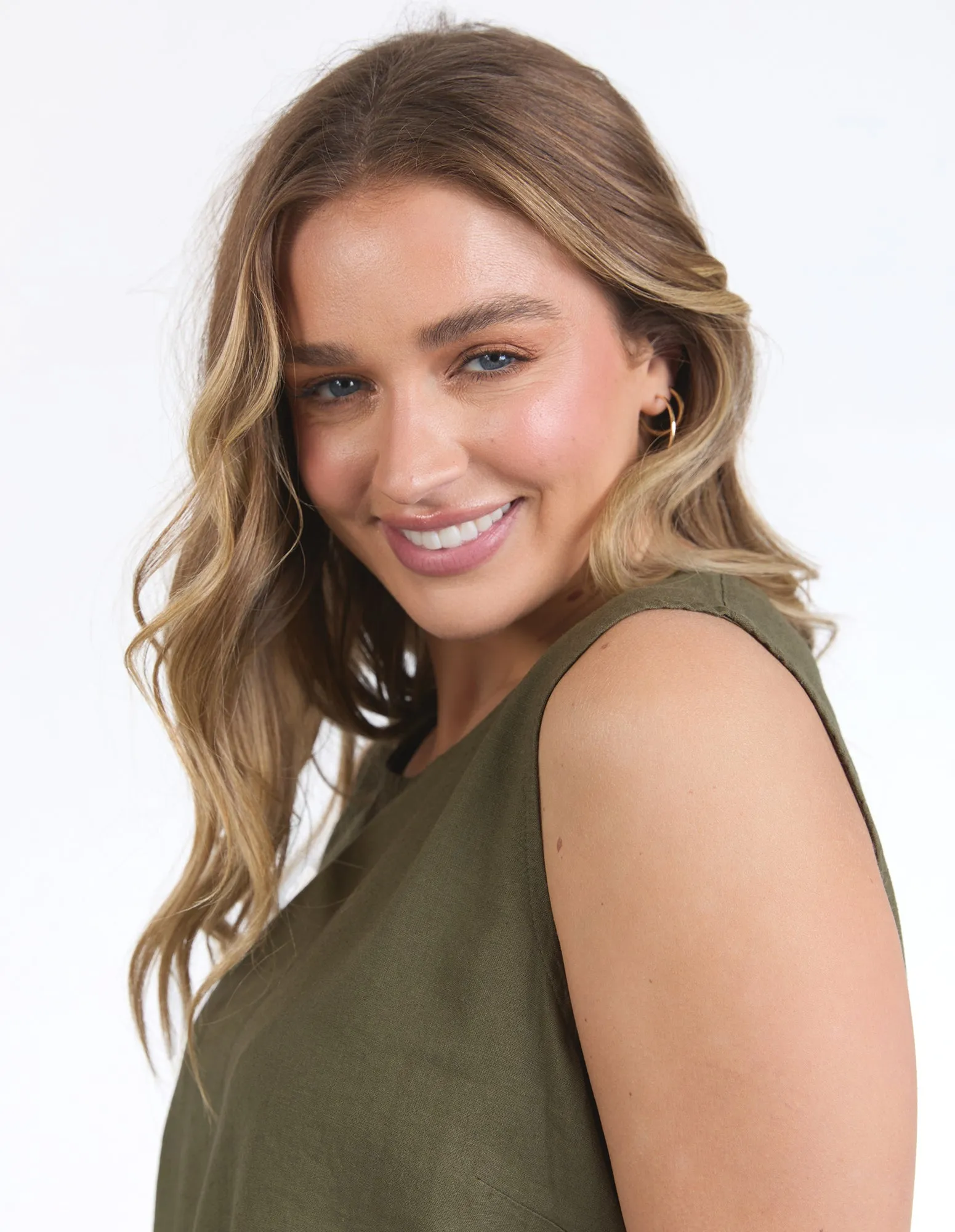 Curtis Woven Tank Clover sold by Elm Lifestyle product image thumbnail 5