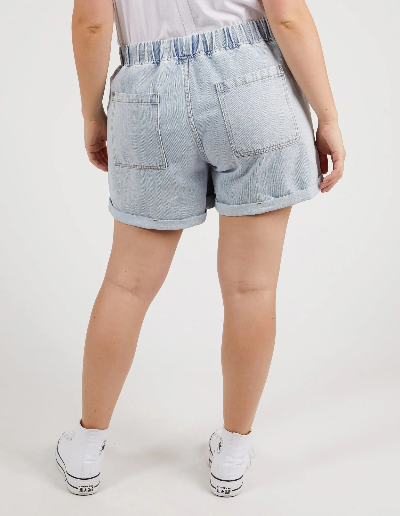 Emma Relaxed Denim Short Light Blue Wash sold by Elm Lifestyle product image thumbnail 4