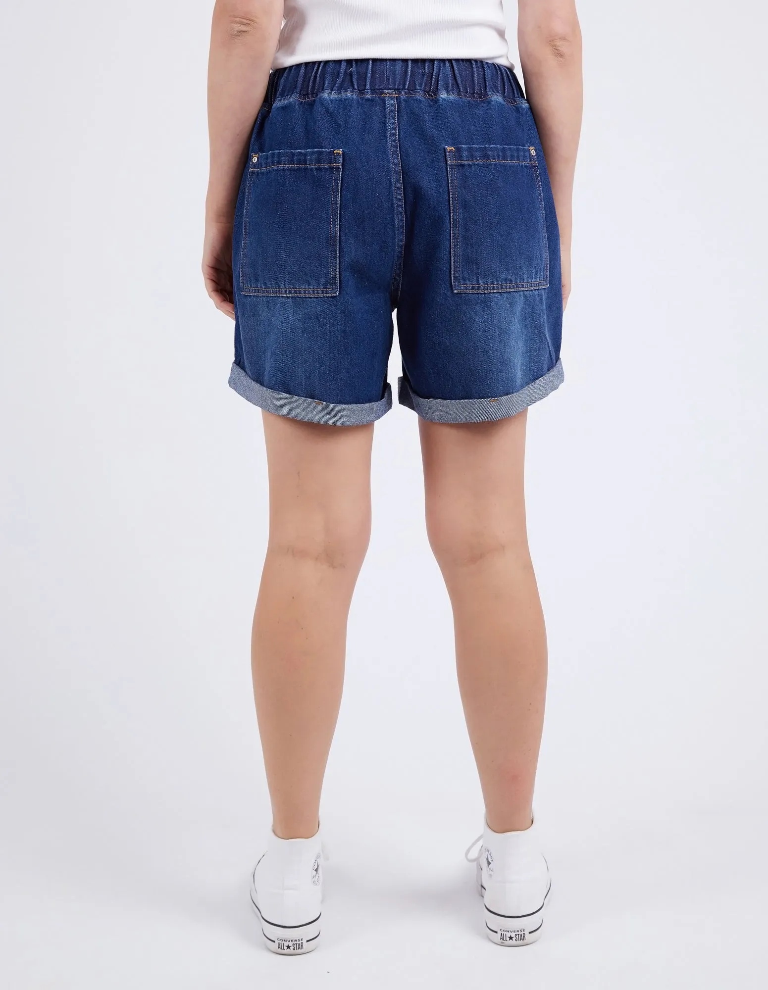 Emma Relaxed Denim Short Dark Blue Wash sold by Elm Lifestyle product image thumbnail 3