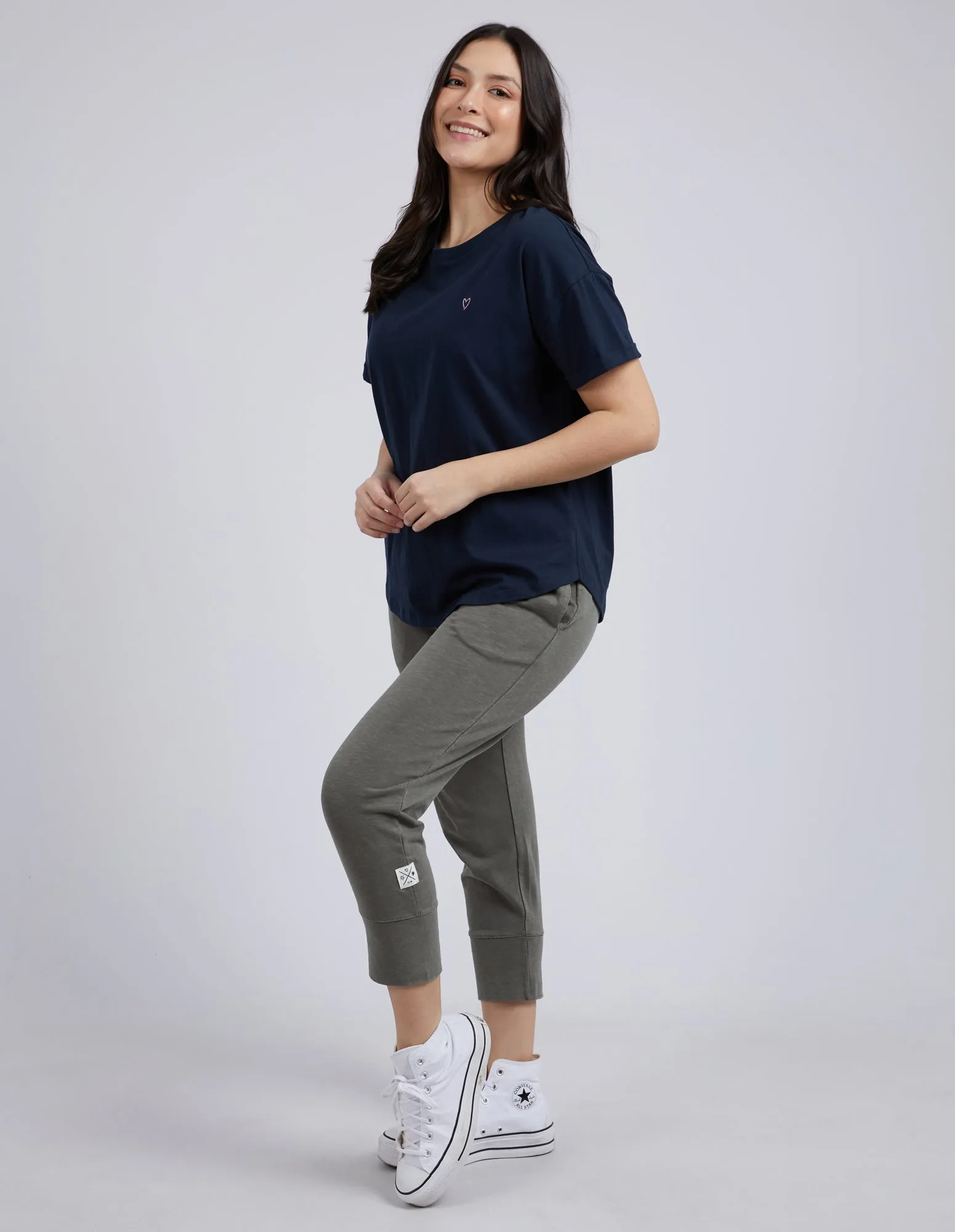 Halli Short Sleeve Tee Navy sold by Elm Lifestyle product image thumbnail 4