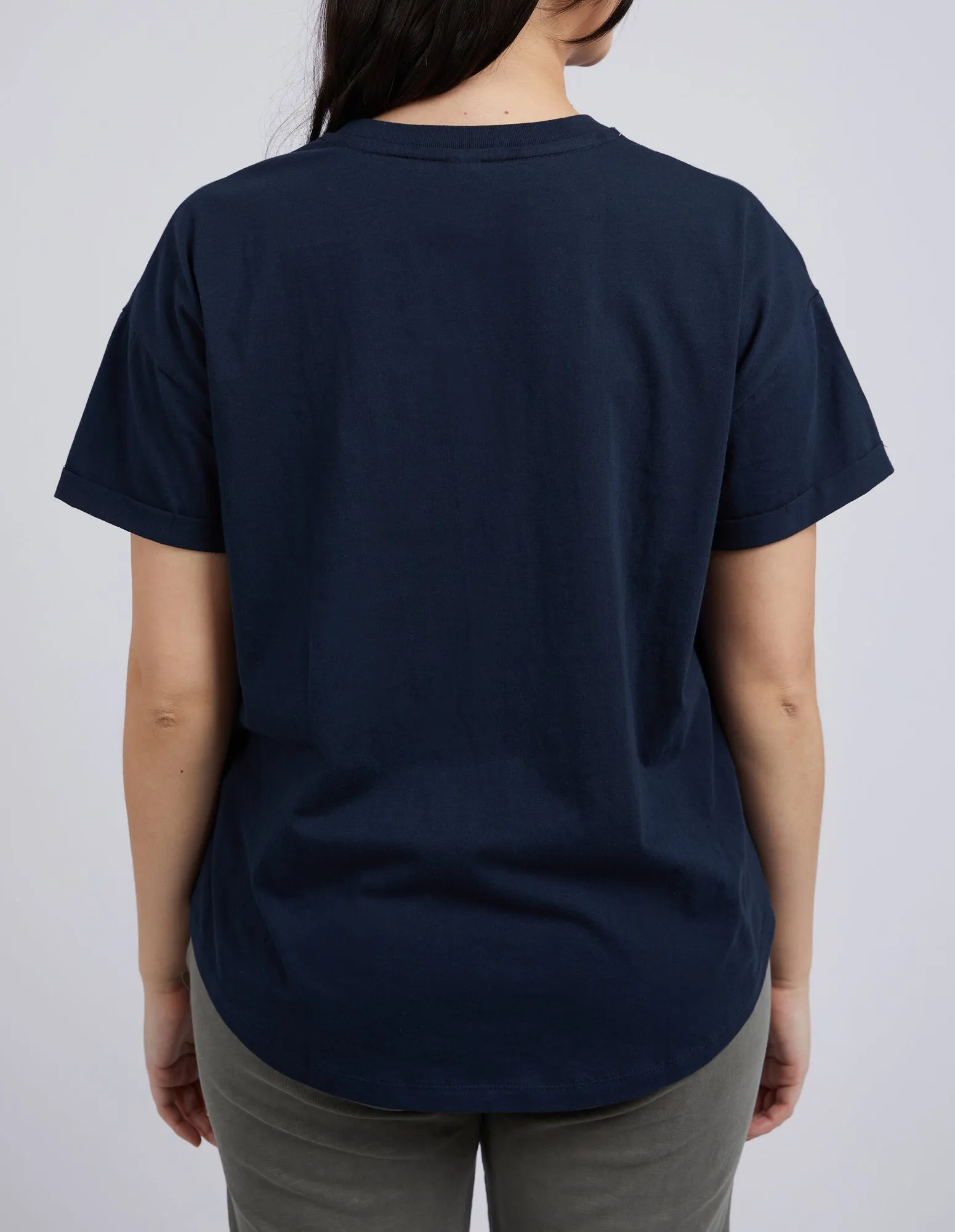 Halli Short Sleeve Tee Navy sold by Elm Lifestyle product image thumbnail 3