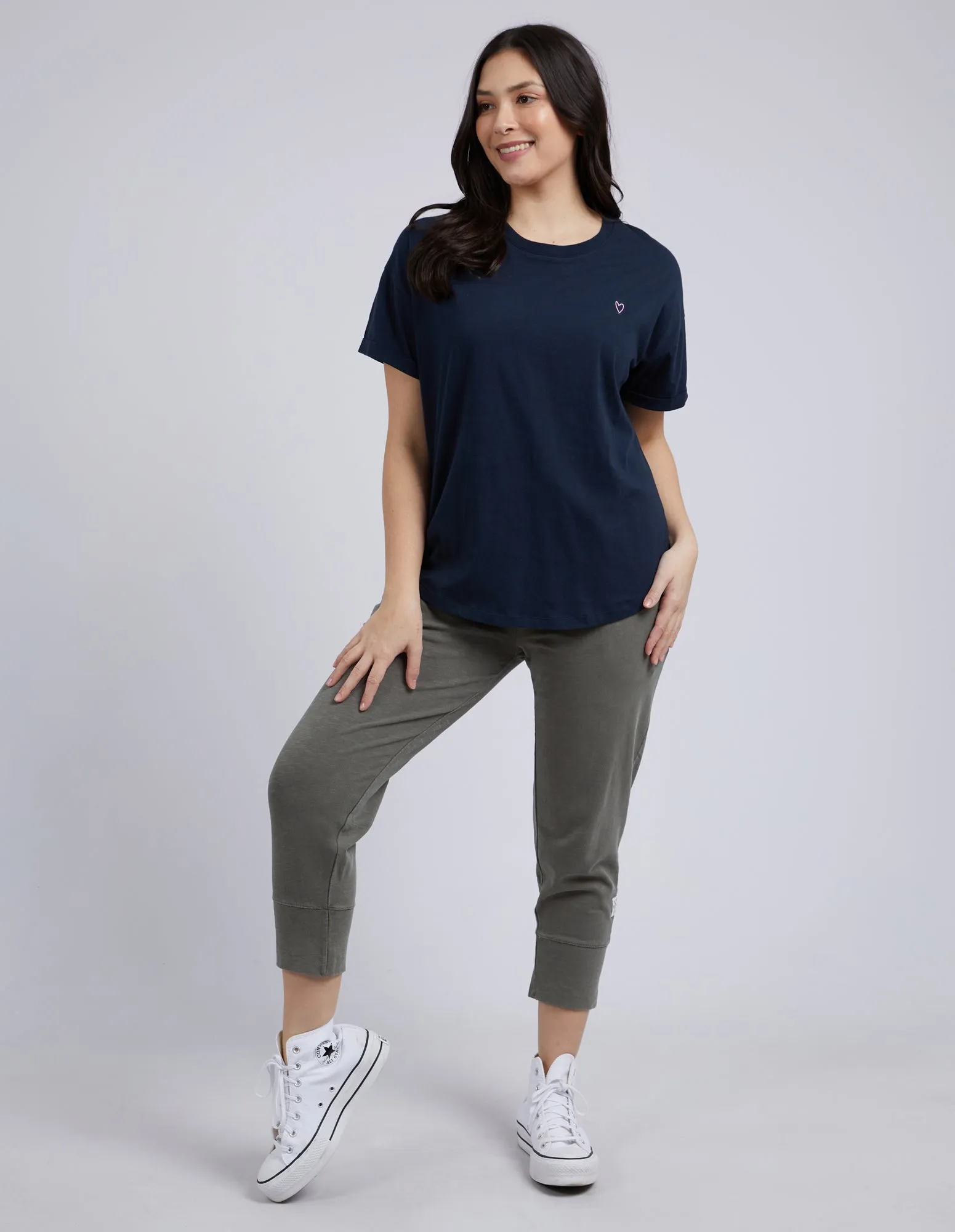 Halli Short Sleeve Tee Navy sold by Elm Lifestyle product image thumbnail 2