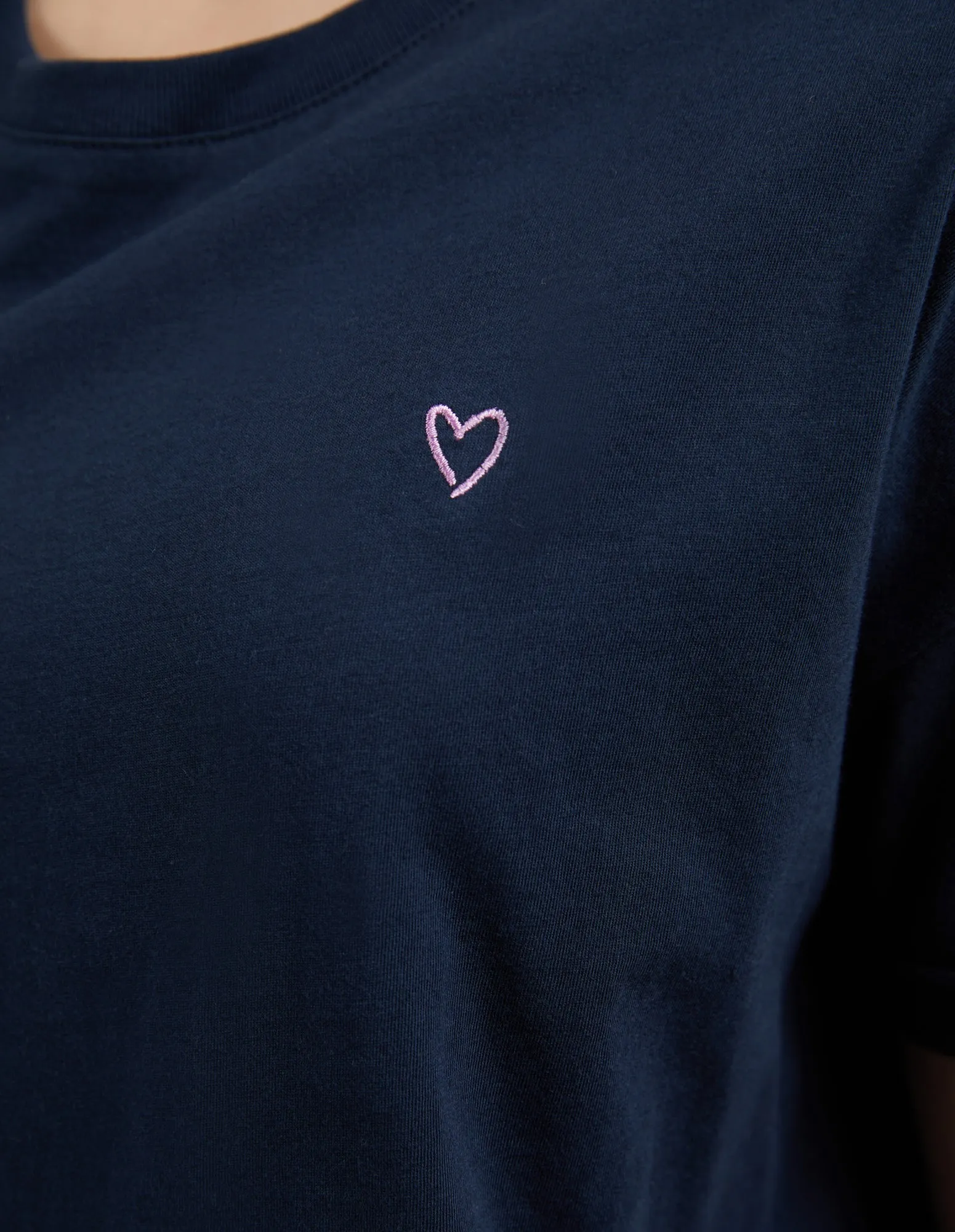 Halli Short Sleeve Tee Navy sold by Elm Lifestyle product image thumbnail 5