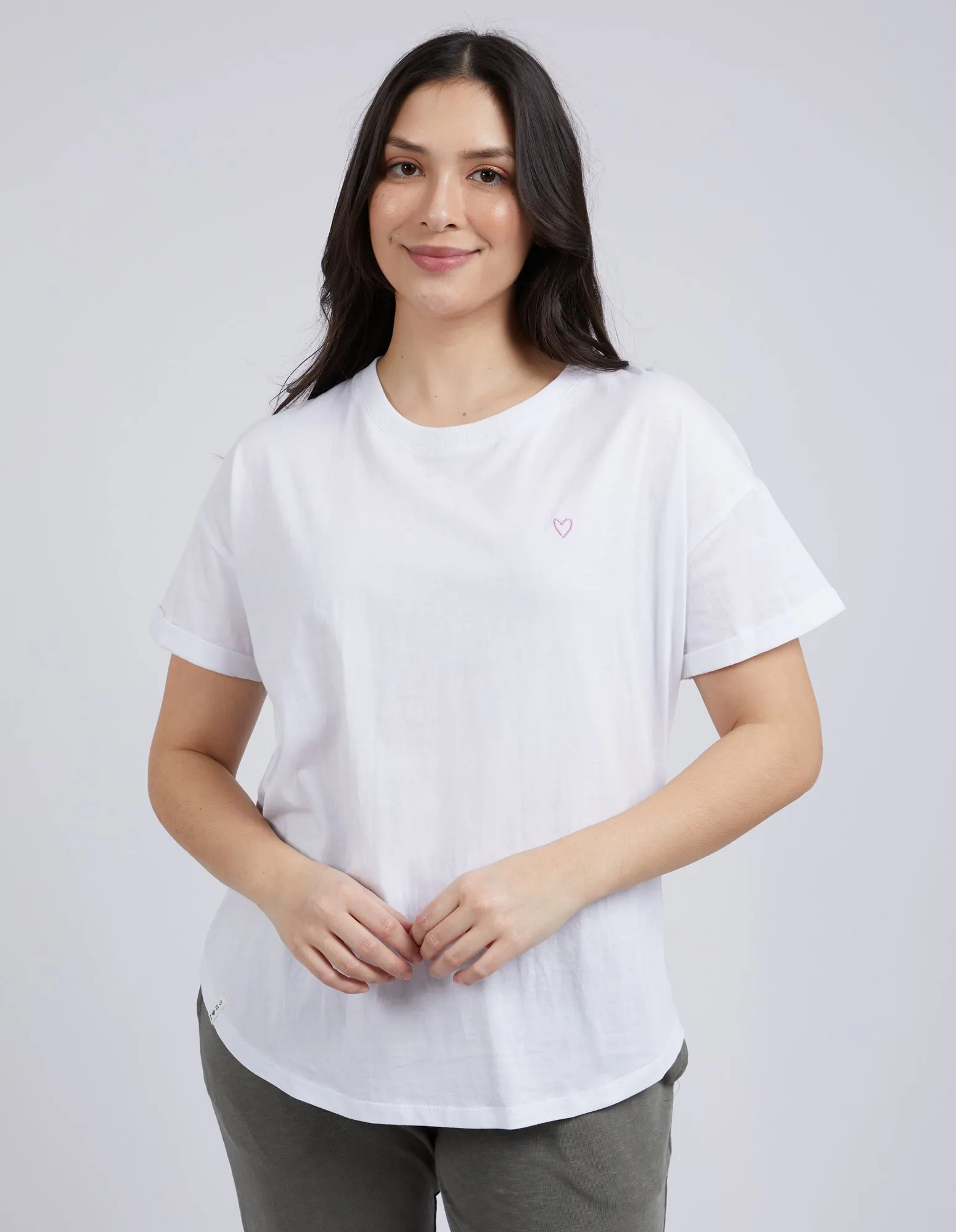 Halli Short Sleeve Tee White sold by Elm Lifestyle