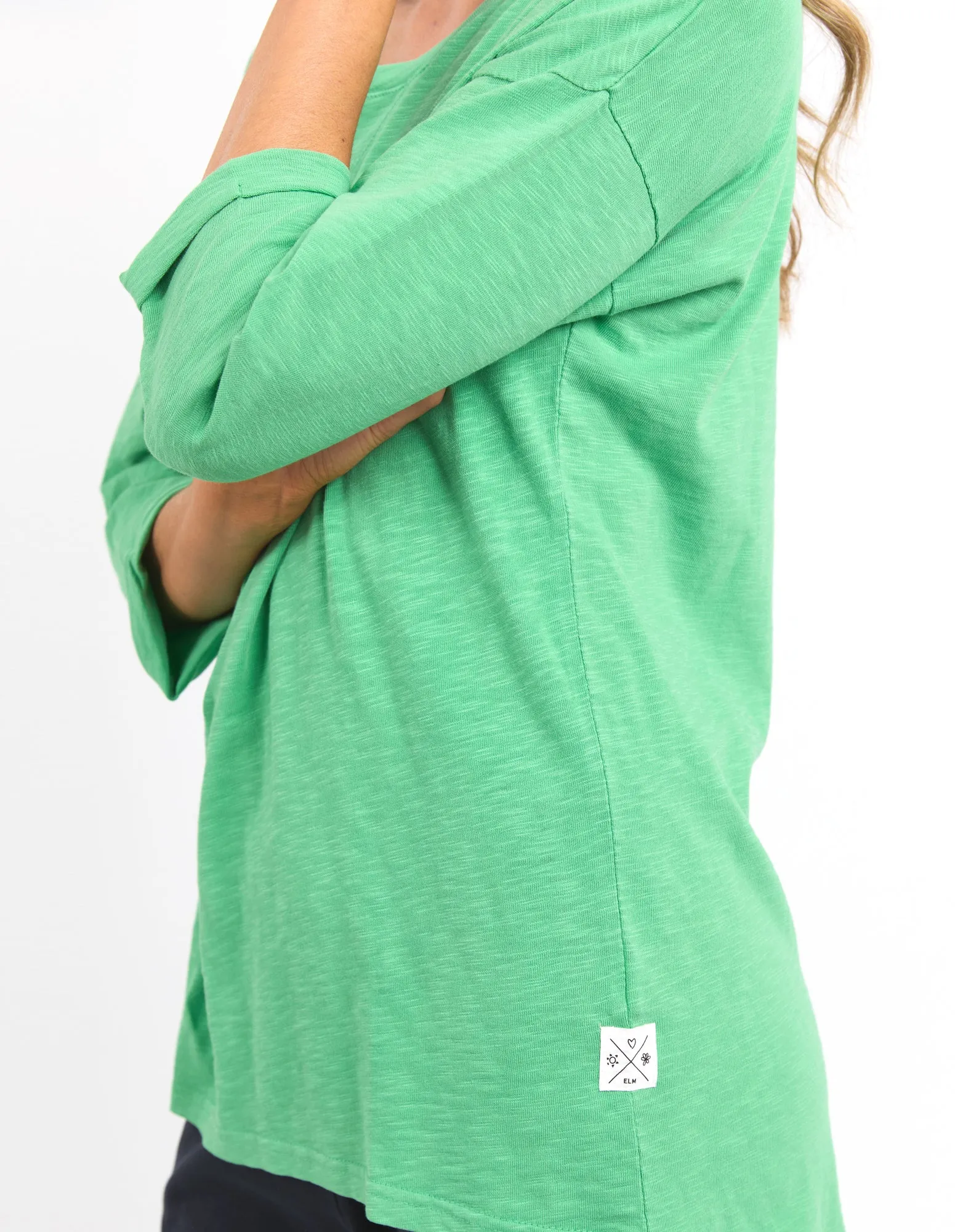 Annie 3/4 Sleeve Tee Greenbriar sold by Elm Lifestyle product image thumbnail 5
