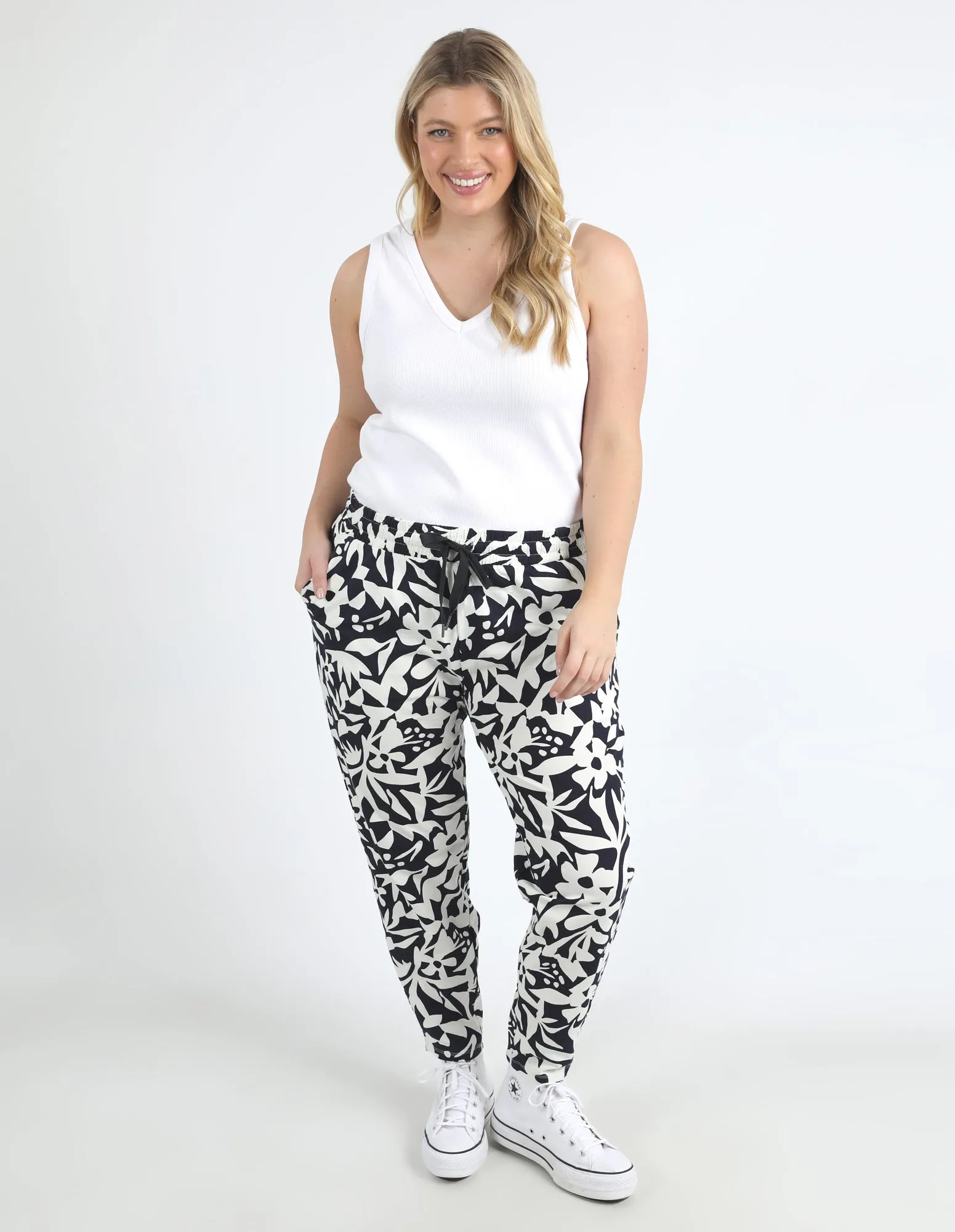 Rib Vee Tank White sold by Elm Lifestyle product image thumbnail 3