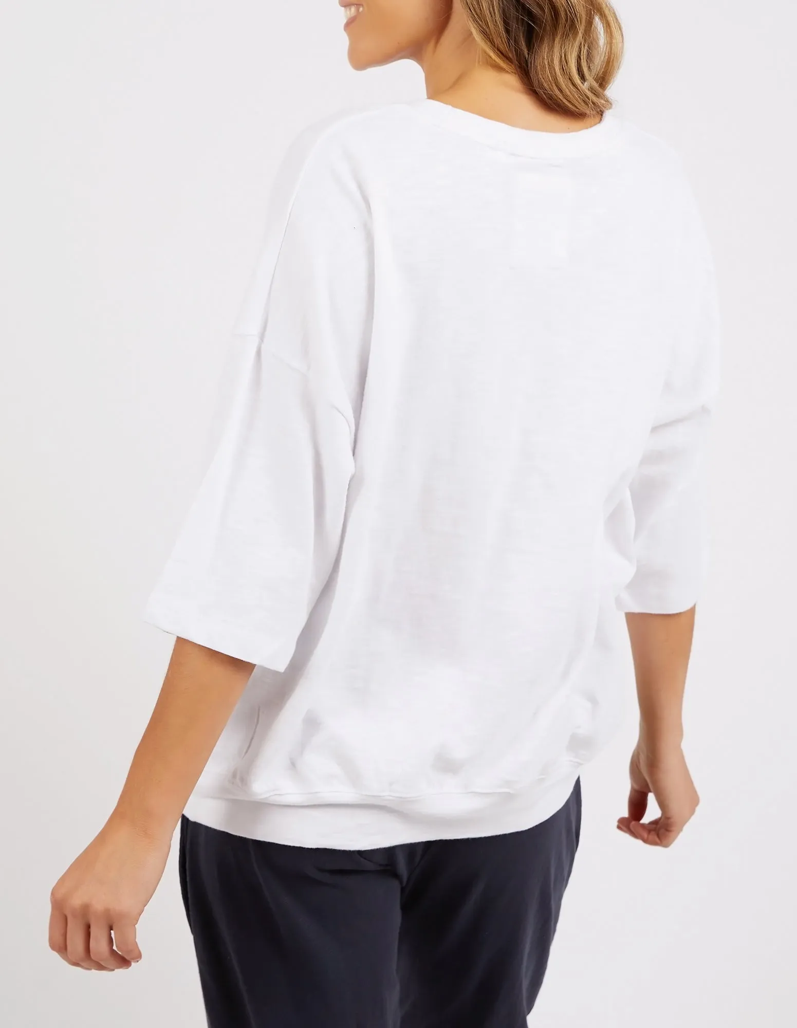 Mazie Sweat White sold by Elm Lifestyle product image thumbnail 3